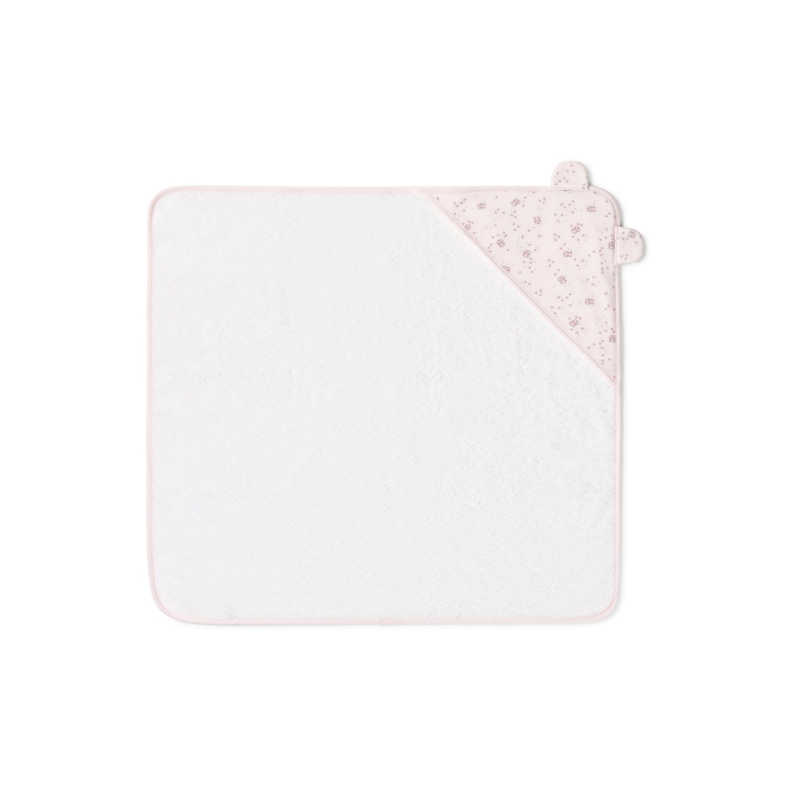 Tous - Capa de baño con orejas 75x75cm Tous Baby de algodón con osos Bols Bear y estrellitas.