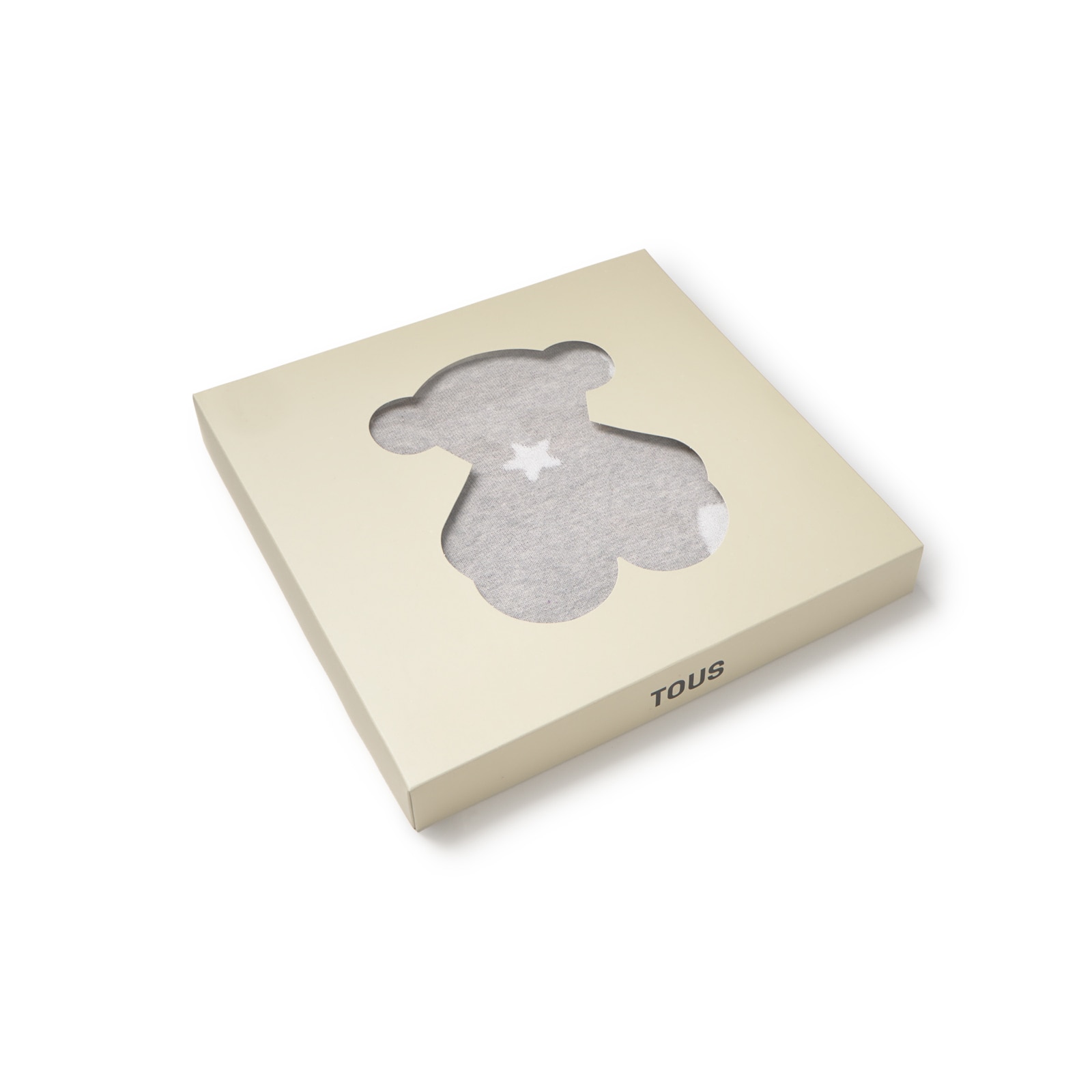 Manta para mini cuna o cuna 78x104 cm Tous Baby con multi motivos Gris-4