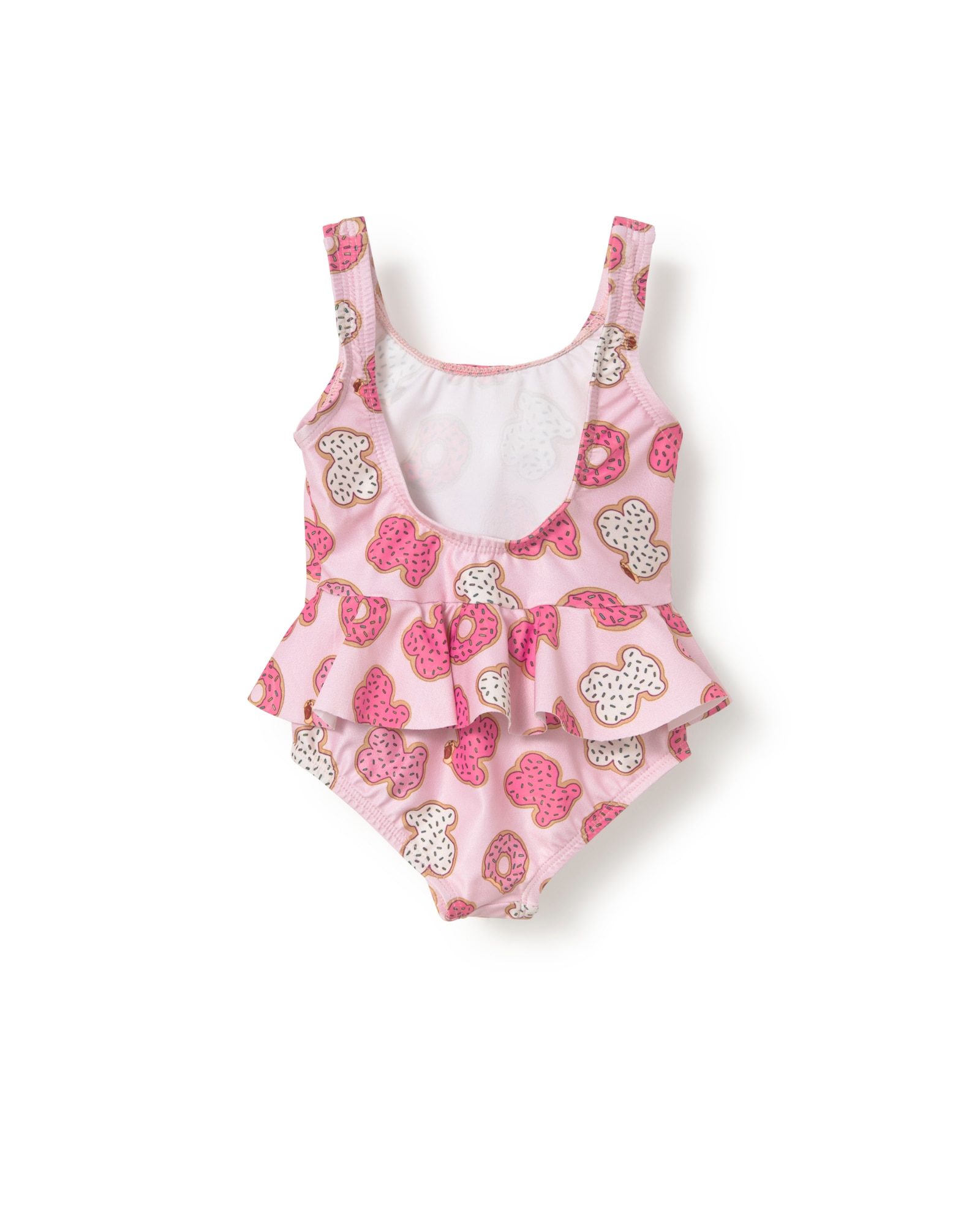 Bañador de niña con volante estampado de osos Donut - Tous - Rosa claro Rosa claro-2
