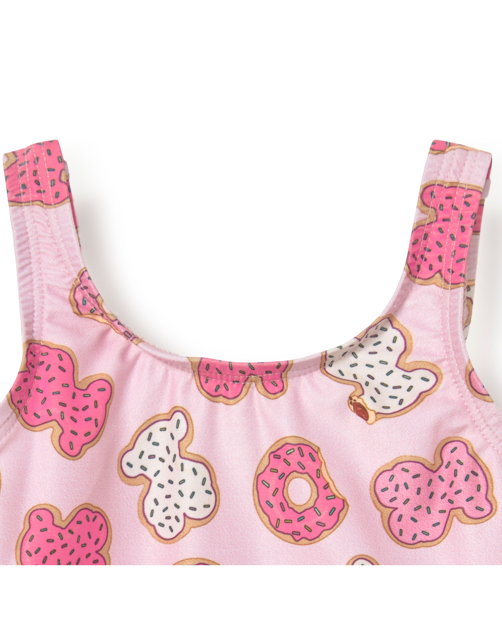 Bañador de niña con volante estampado de osos Donut - Tous - Rosa claro Rosa claro-3