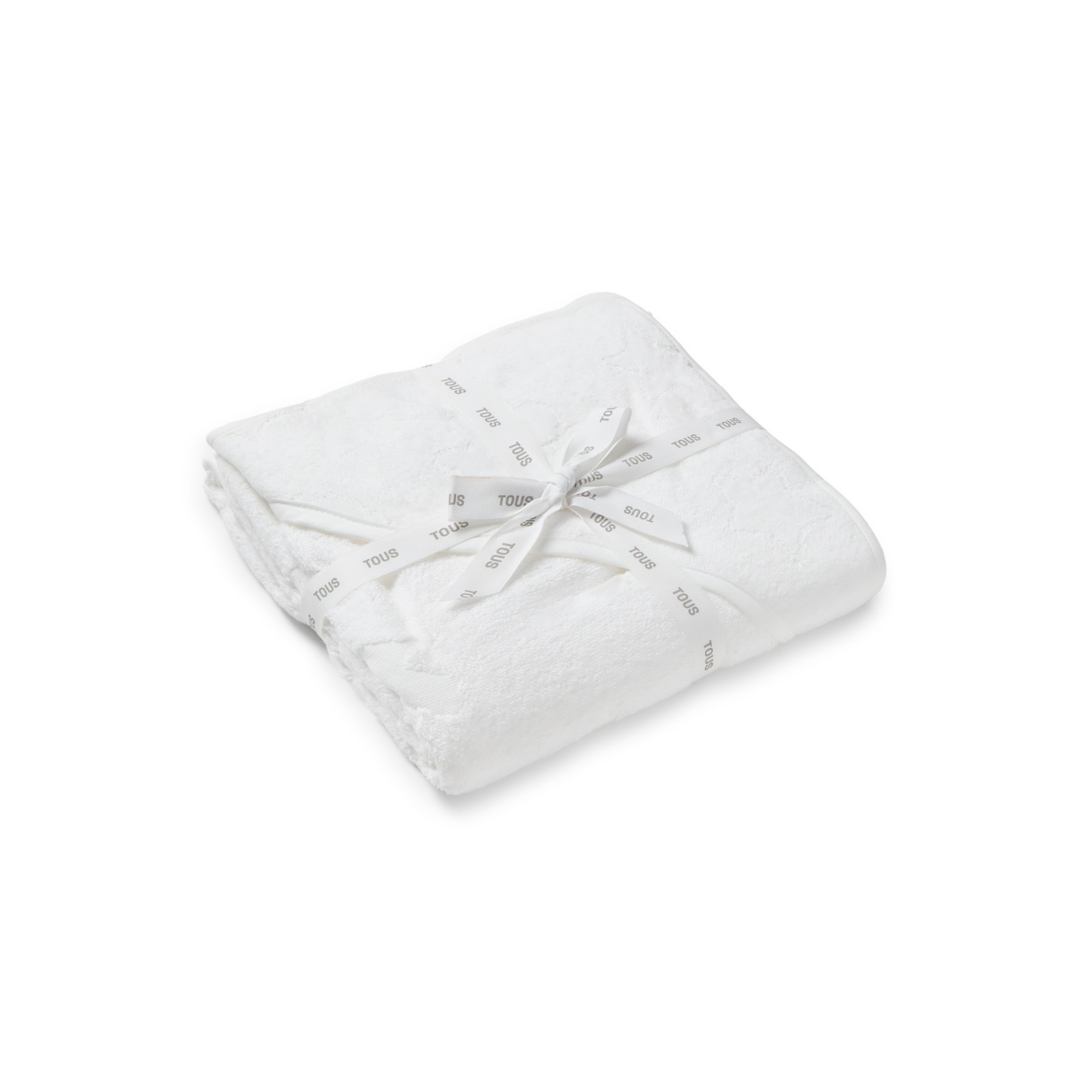 Capa de baño Tous Baby 100x100 cm RusMS - Blanco Blanco-2