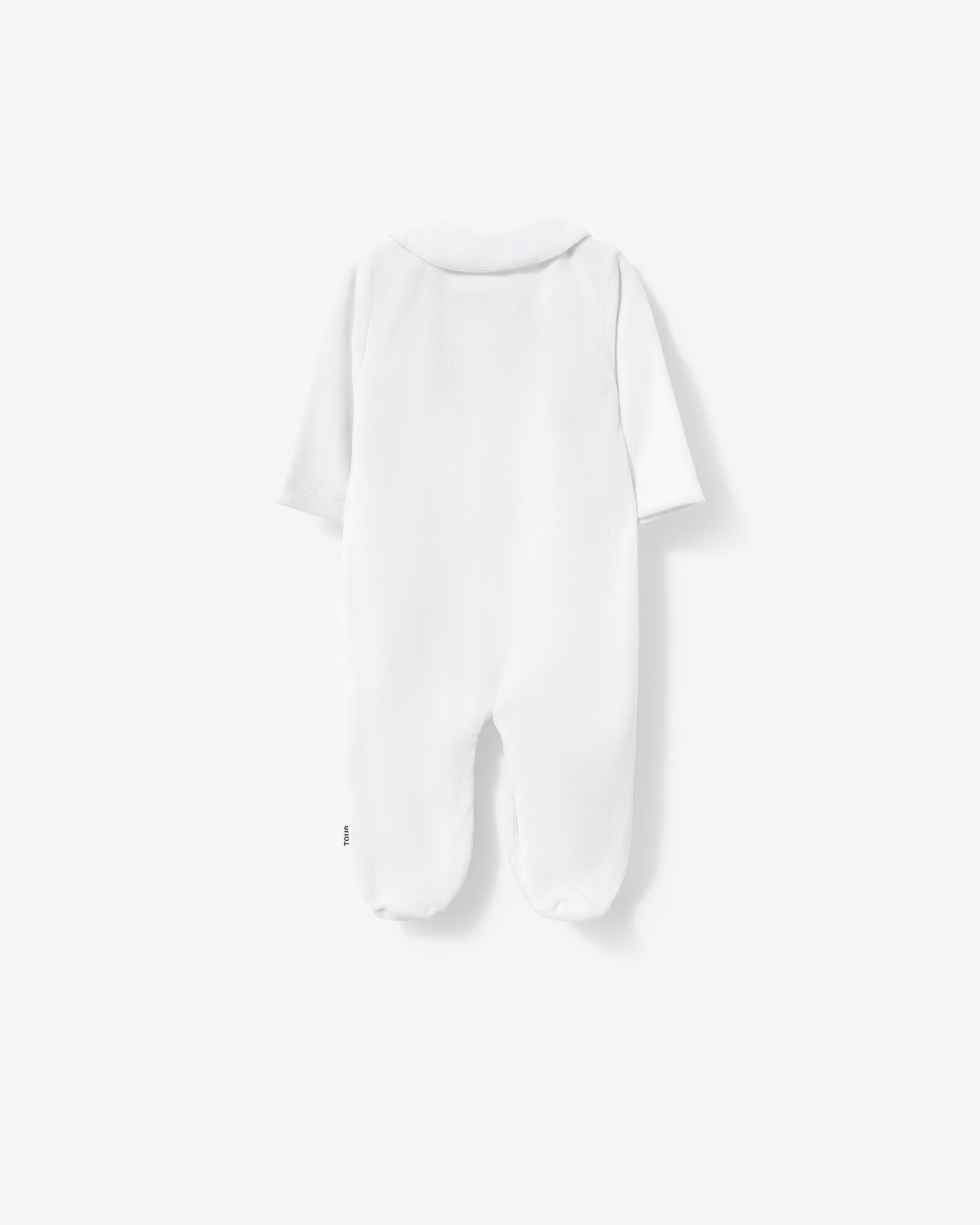 Pelele de bebé tundosado con cuello claudine - Tous - Blanco Blanco-3