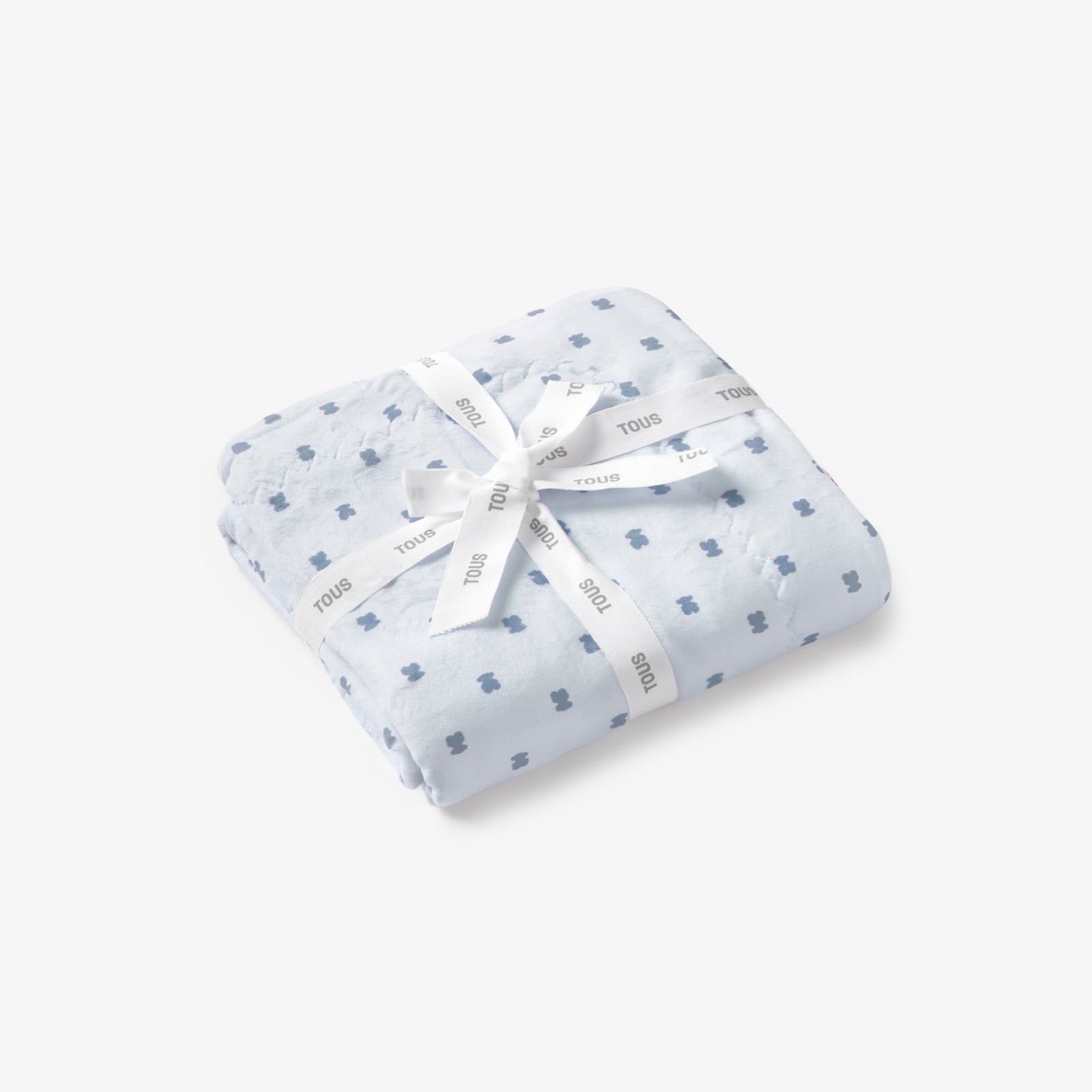 Manta de pelo corto 75 x 75 cm Tous Baby con multi osos - Azul claro Azul claro-3