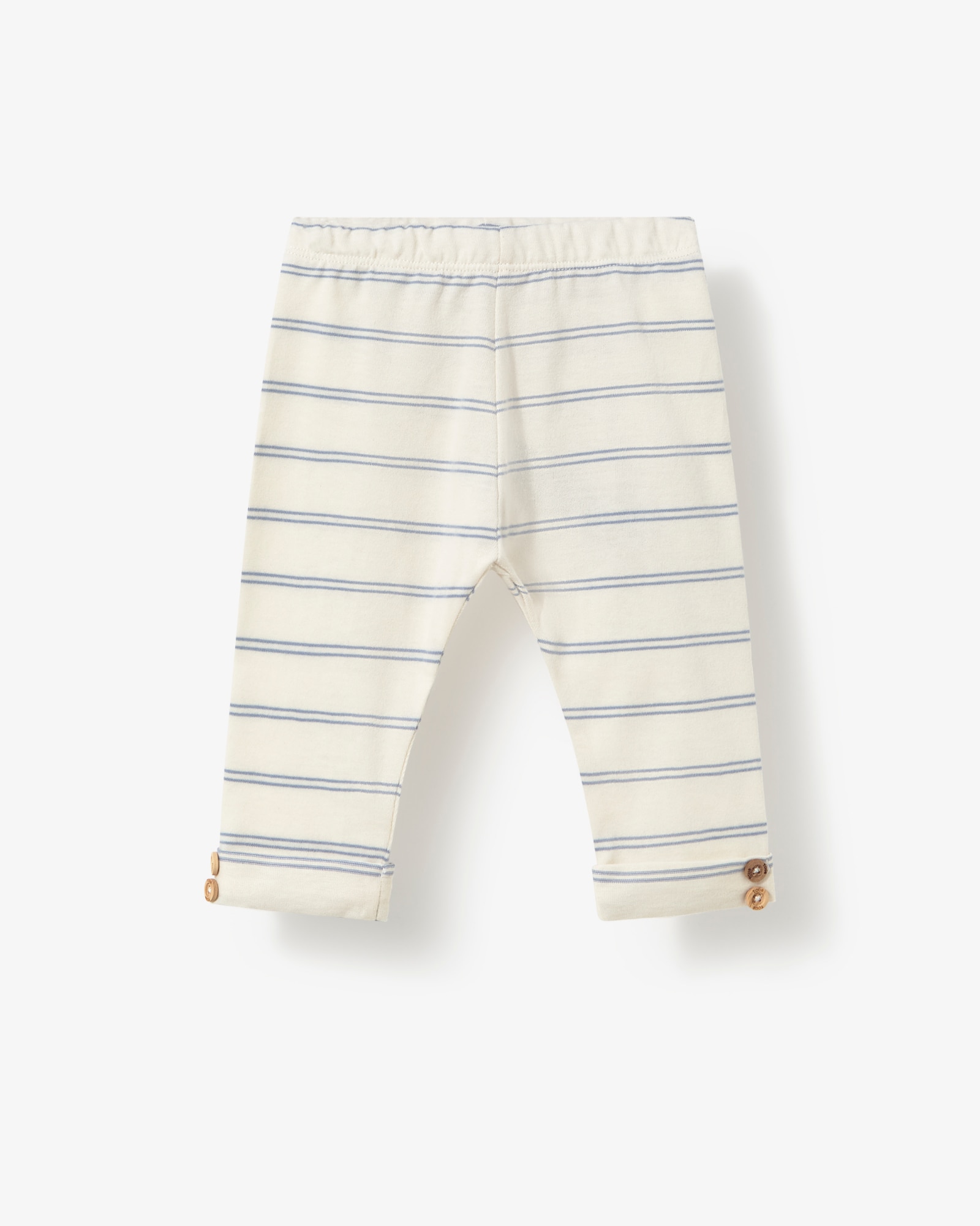 Conjunto de bebé niño en algodón a rayas con camiseta cruzada y legging - Tous - Azul claro Azul claro-2