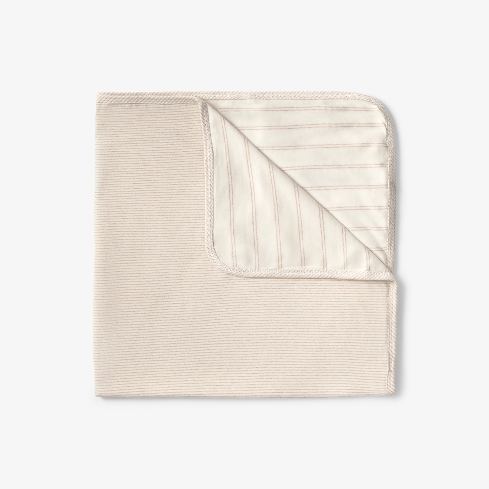 Arrullo de algodón 75x75 cm Tous Baby a rayas - Beige Beige-3