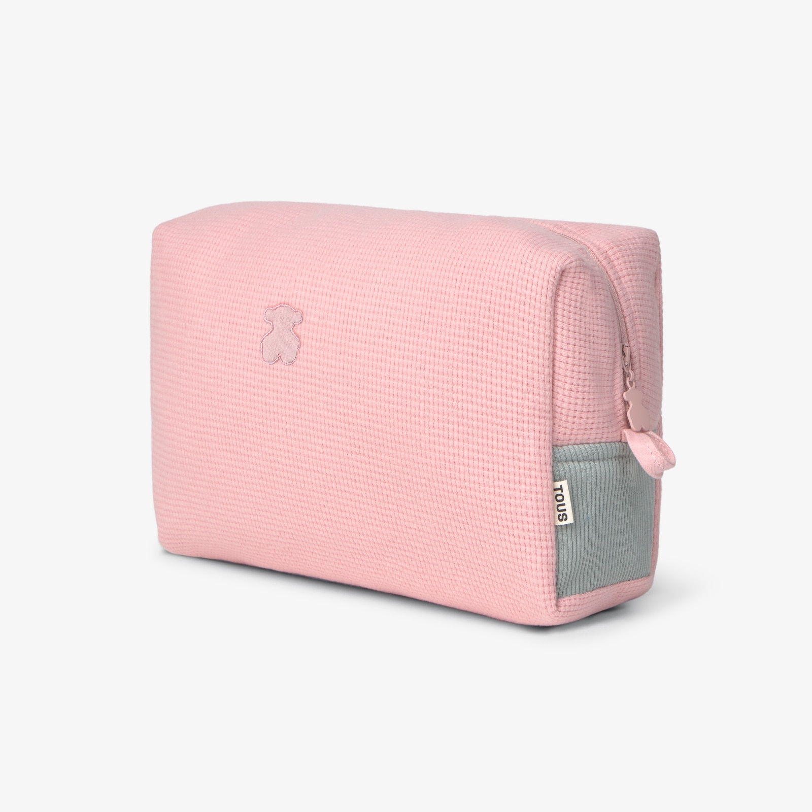 Imagen 2 de Neceser 26x10x17 cm Tous Baby liso estructurado - Rosa Rosa