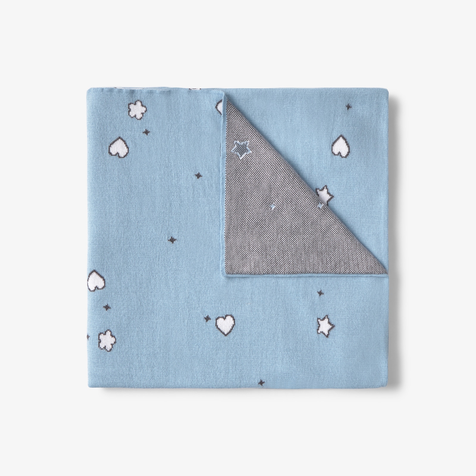 Manta para mini cuna o cuna 78x104 cm Tous Baby con estrellitas y osos Bold Bear - Azul Azul-2