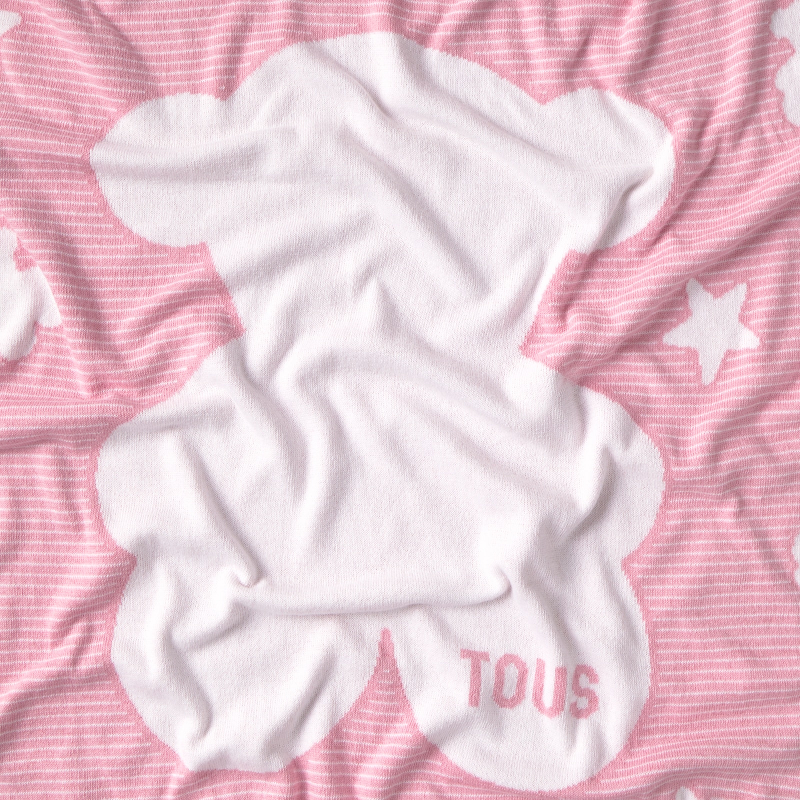 Manta para mini cuna o cuna 78x104 cm Tous Baby con multi osos - Rosa Rosa-3