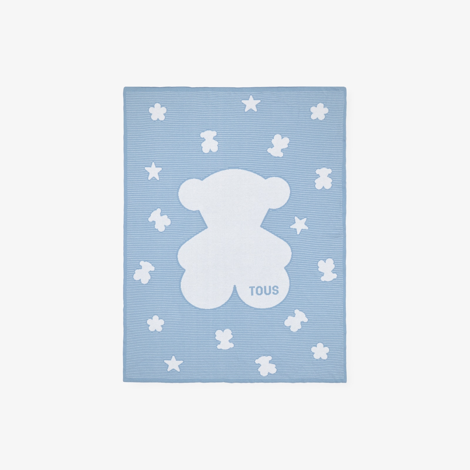 Imagen 0 de Manta para mini cuna o cuna 78x104 cm Tous Baby con multi osos Azul