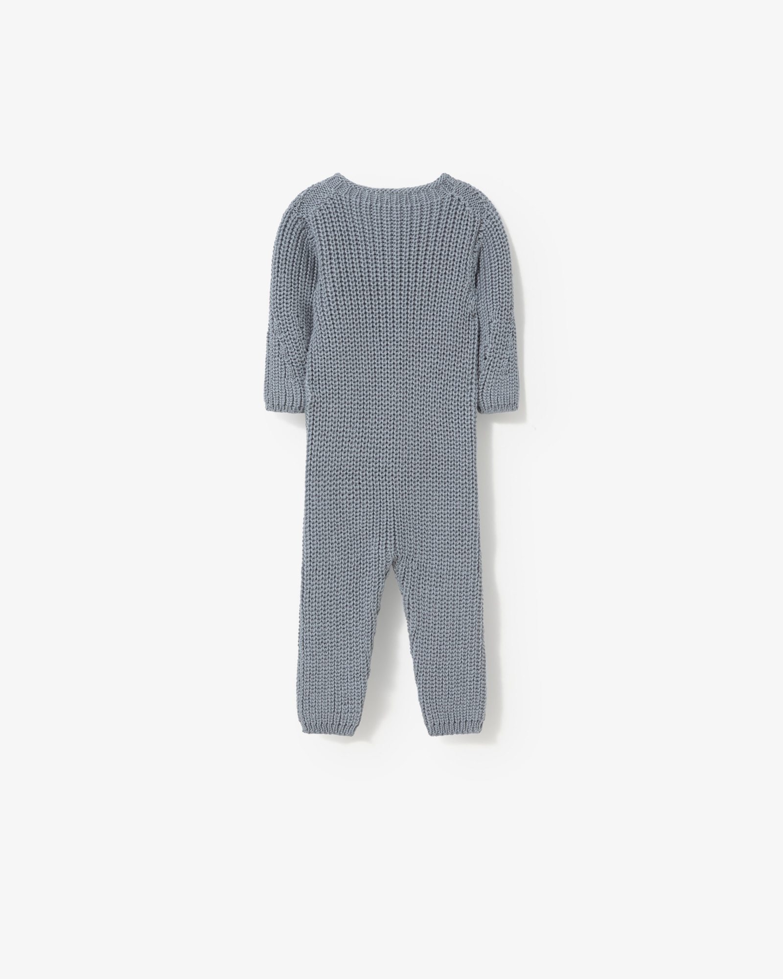 Pelele de bebé niño en algodón tricotado abotonado sin pies - Tous - Azul Azul-3