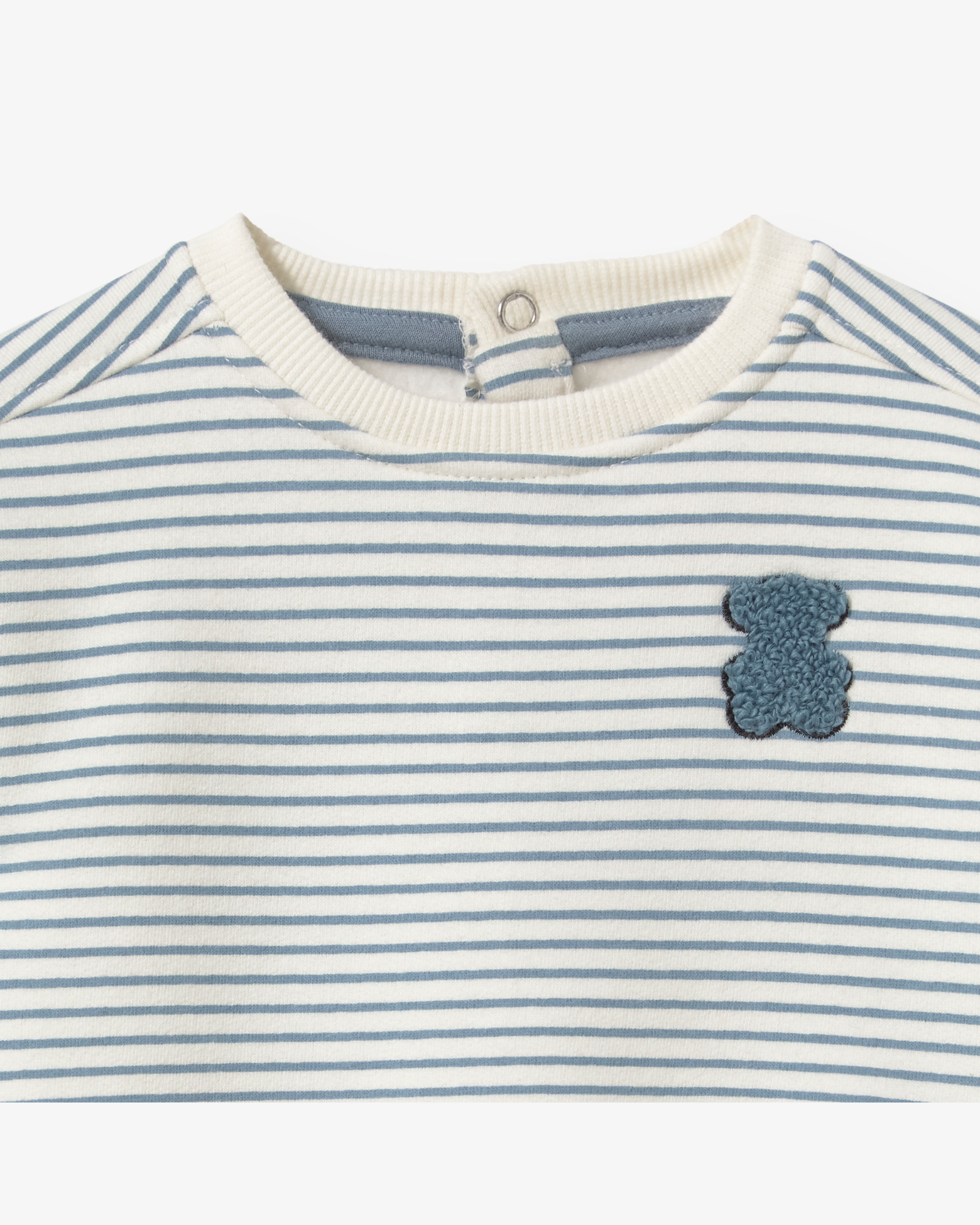 Sudadera de niño a rayas con oso en el pecho - Tous - Azul Azul-2