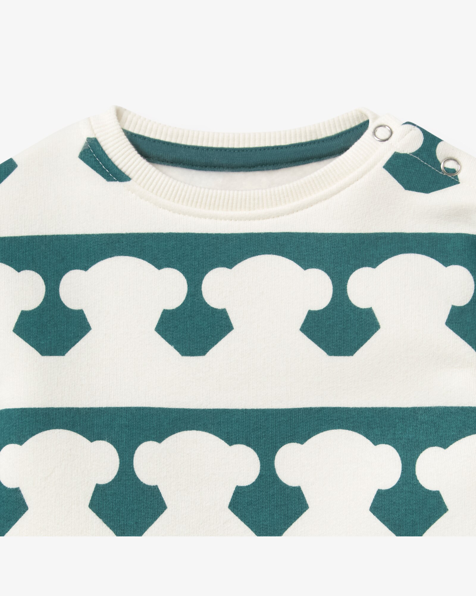 Sudadera con franjas de osos - Tous - Verde Verde-2