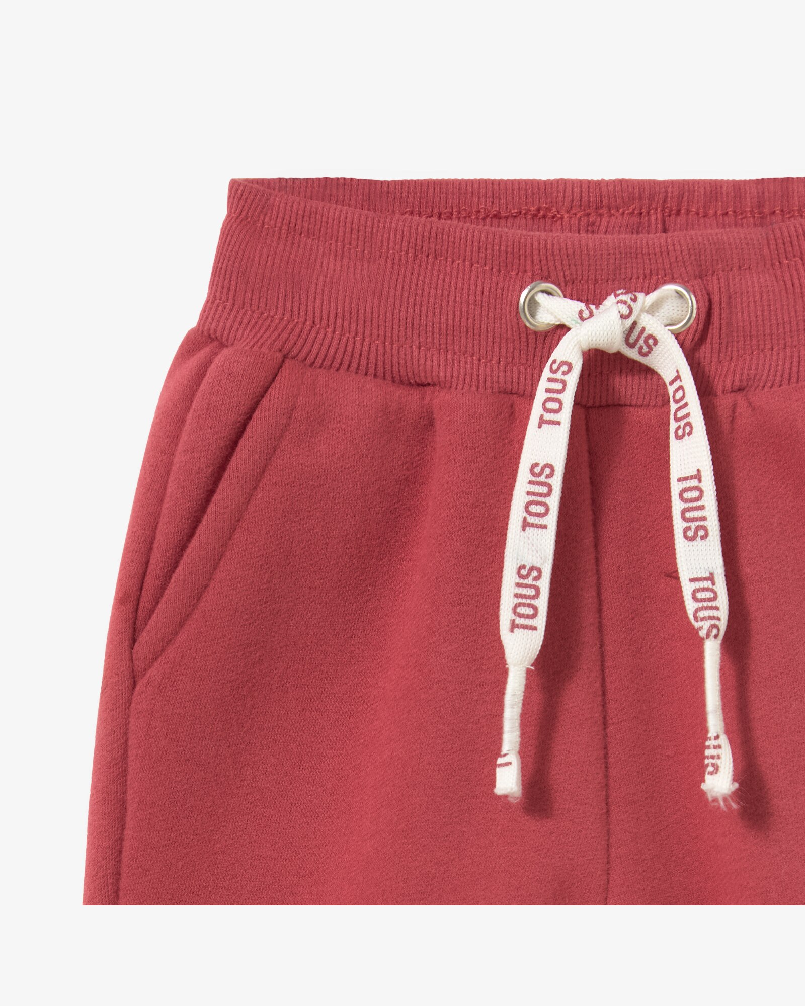 Pantalón deportivo de niña liso - Tous - Granate Granate-2