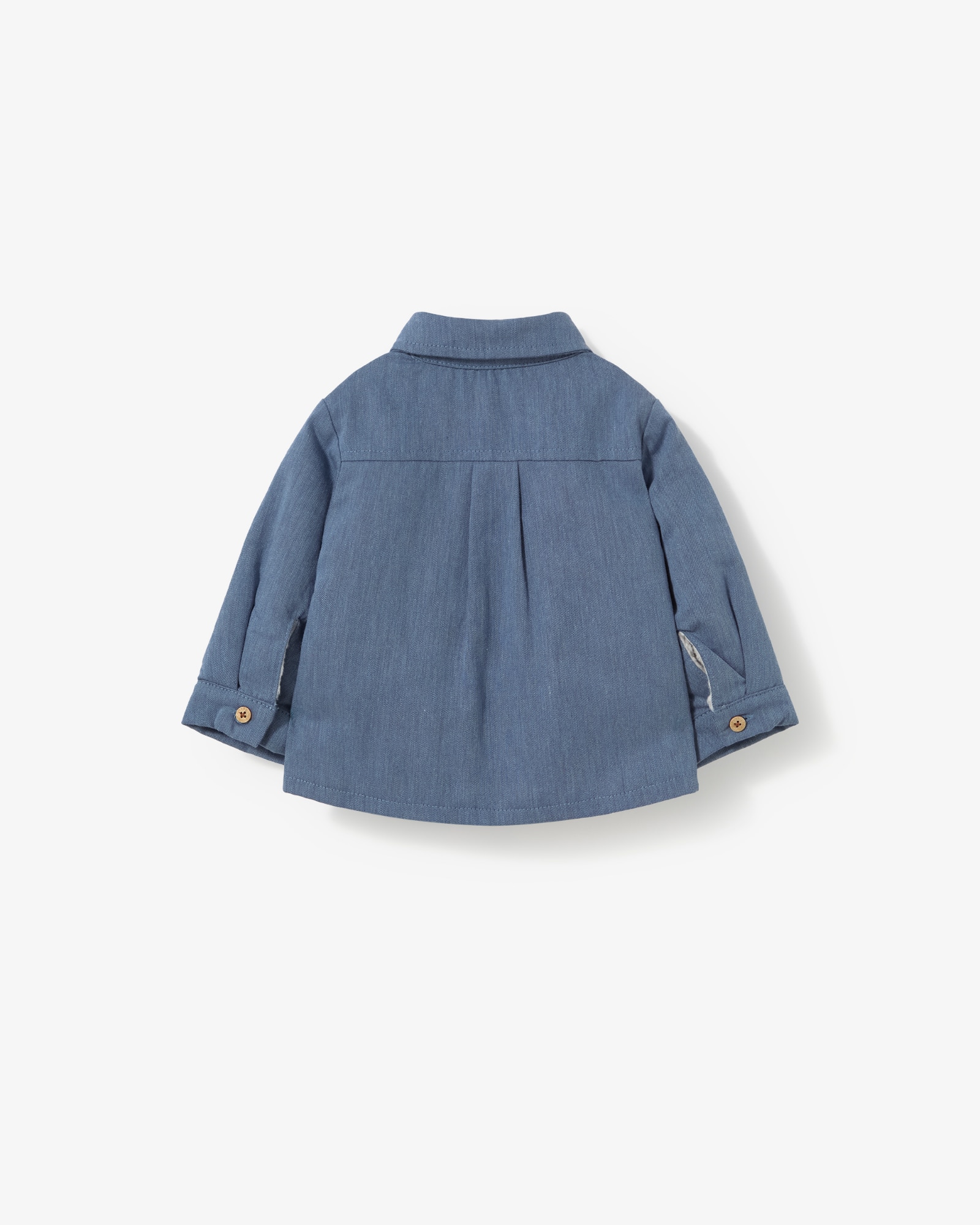 Camisa de niño en algodón jaspeado corte casual - Tous - Azul Azul-3