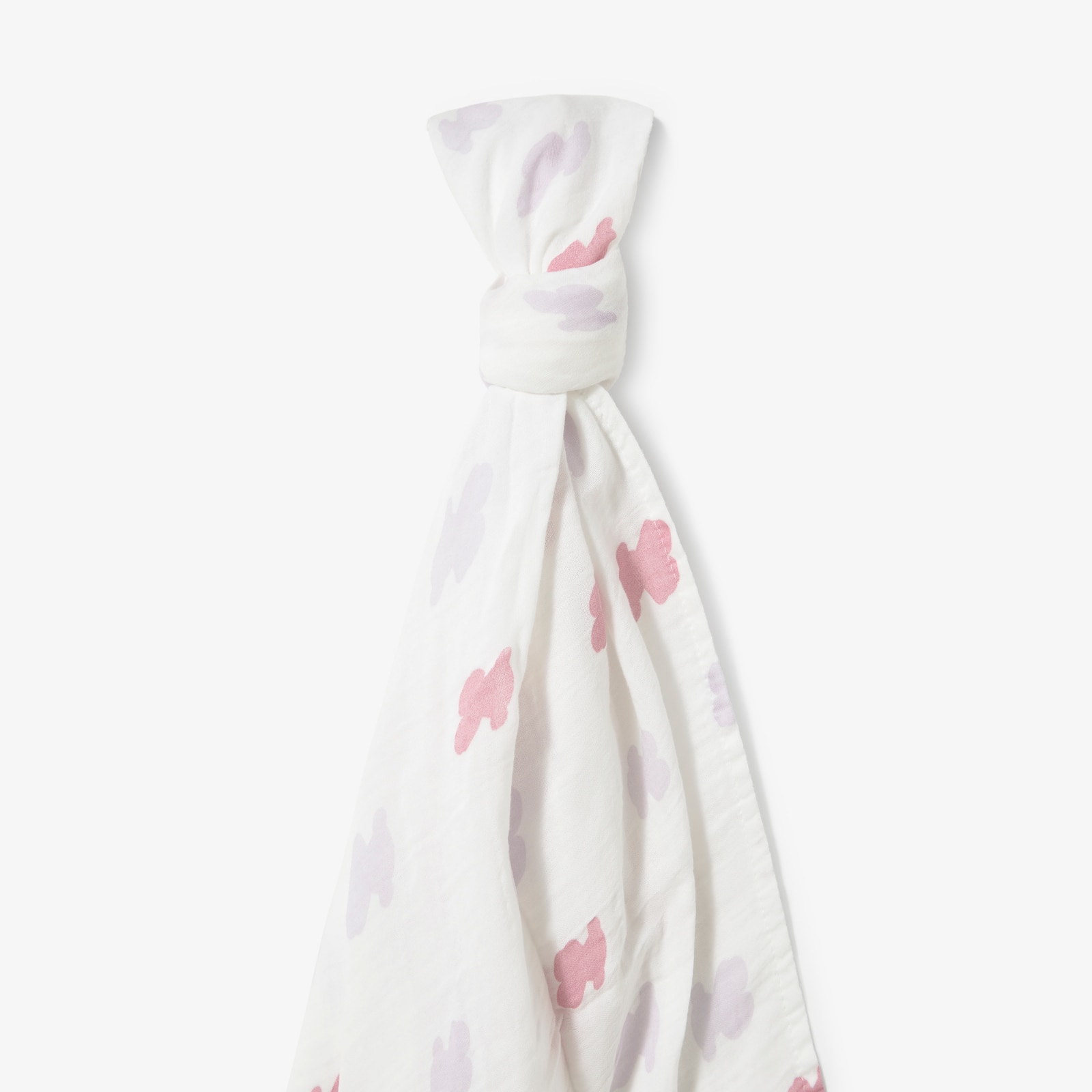 Muselina de algodón 98x118 cm Tous Baby con osos - Rosa Rosa-3