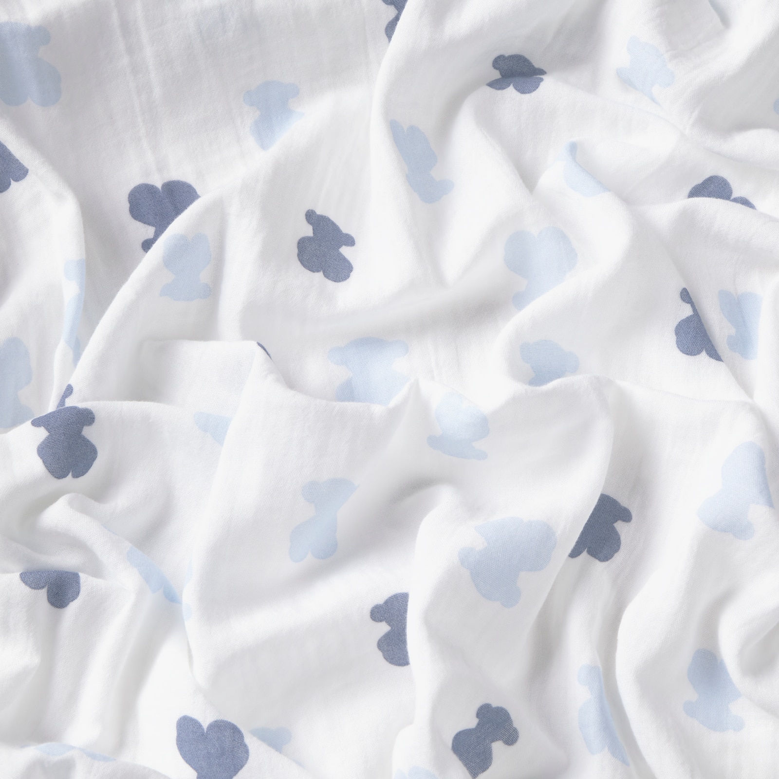Muselina de algodón 98x118 cm Tous Baby con osos - Azul Azul-2