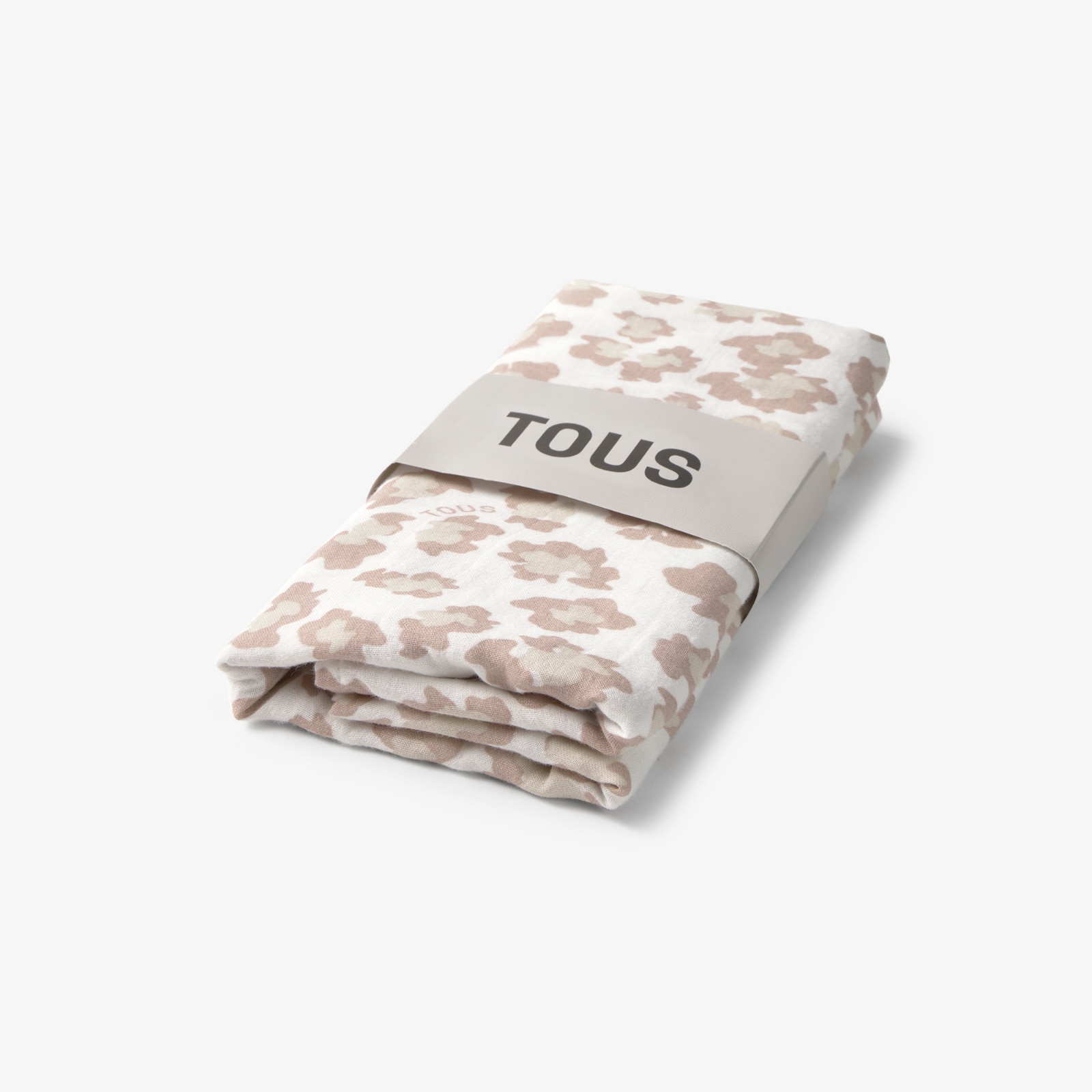 Muselina de algodón 98x118 cm Tous Baby con osos felino - Beige Beige-1