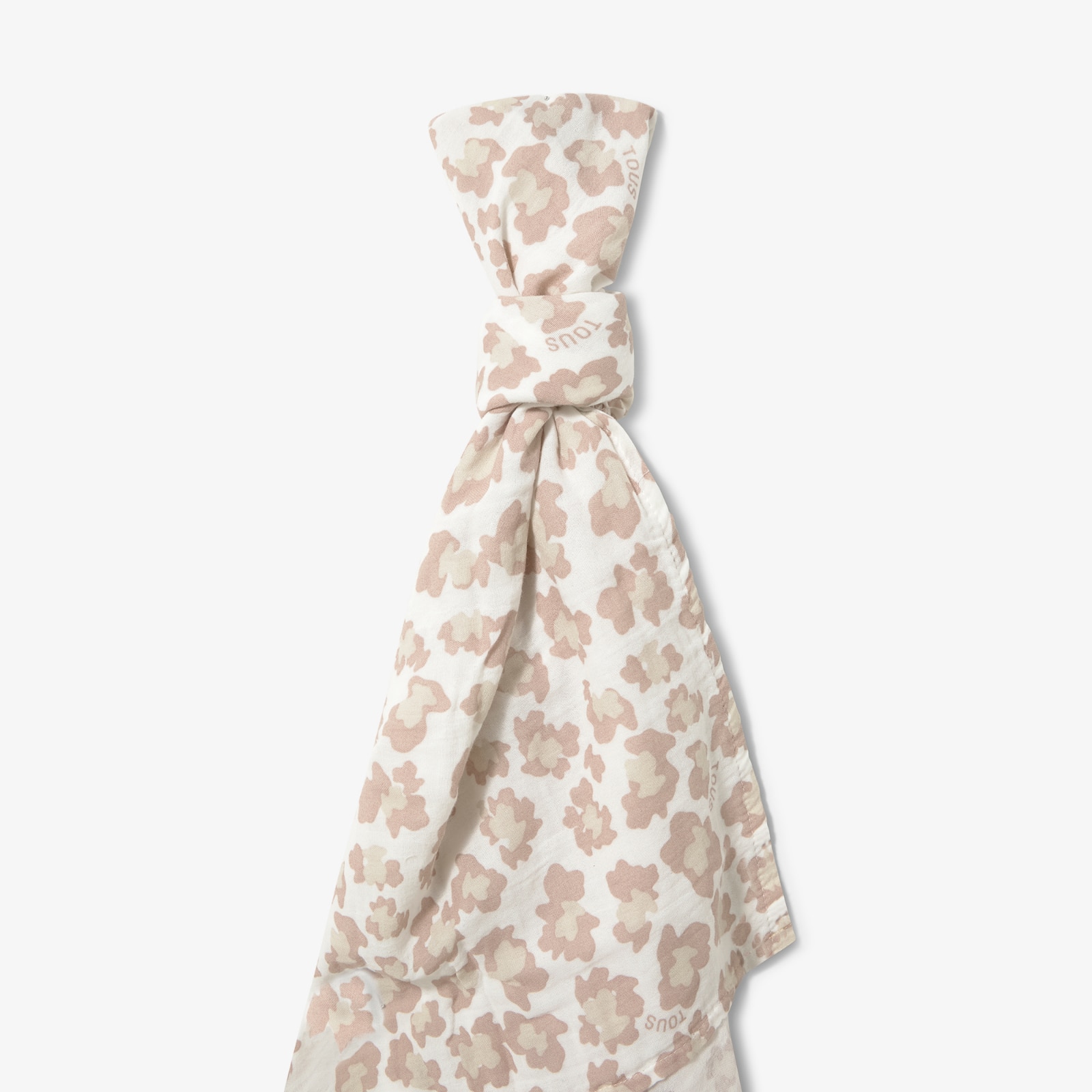 Muselina de algodón 98x118 cm Tous Baby con osos felino - Beige Beige-3