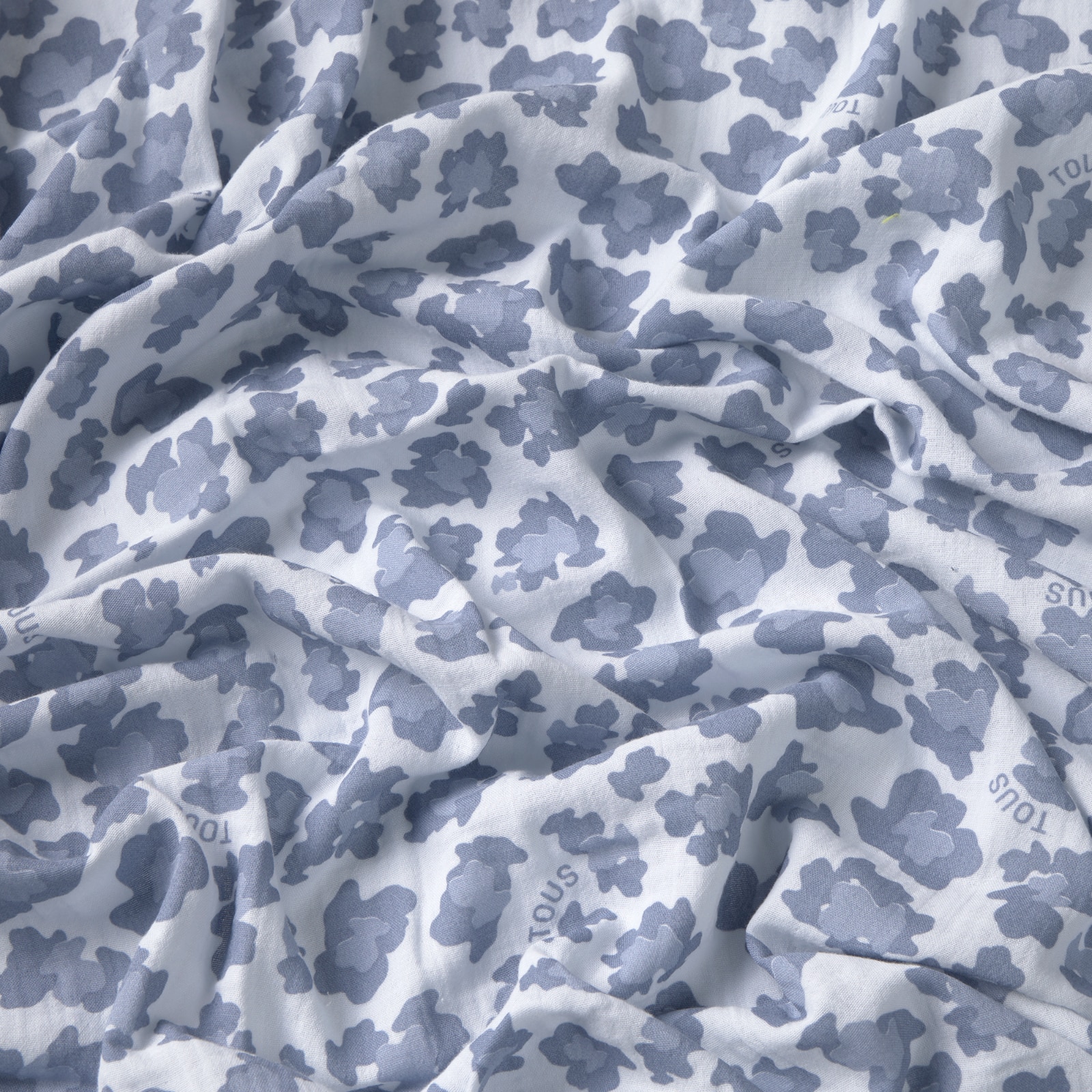 Muselina de algodón 98x118 cm Tous Baby con osos felino - Azul Azul-2