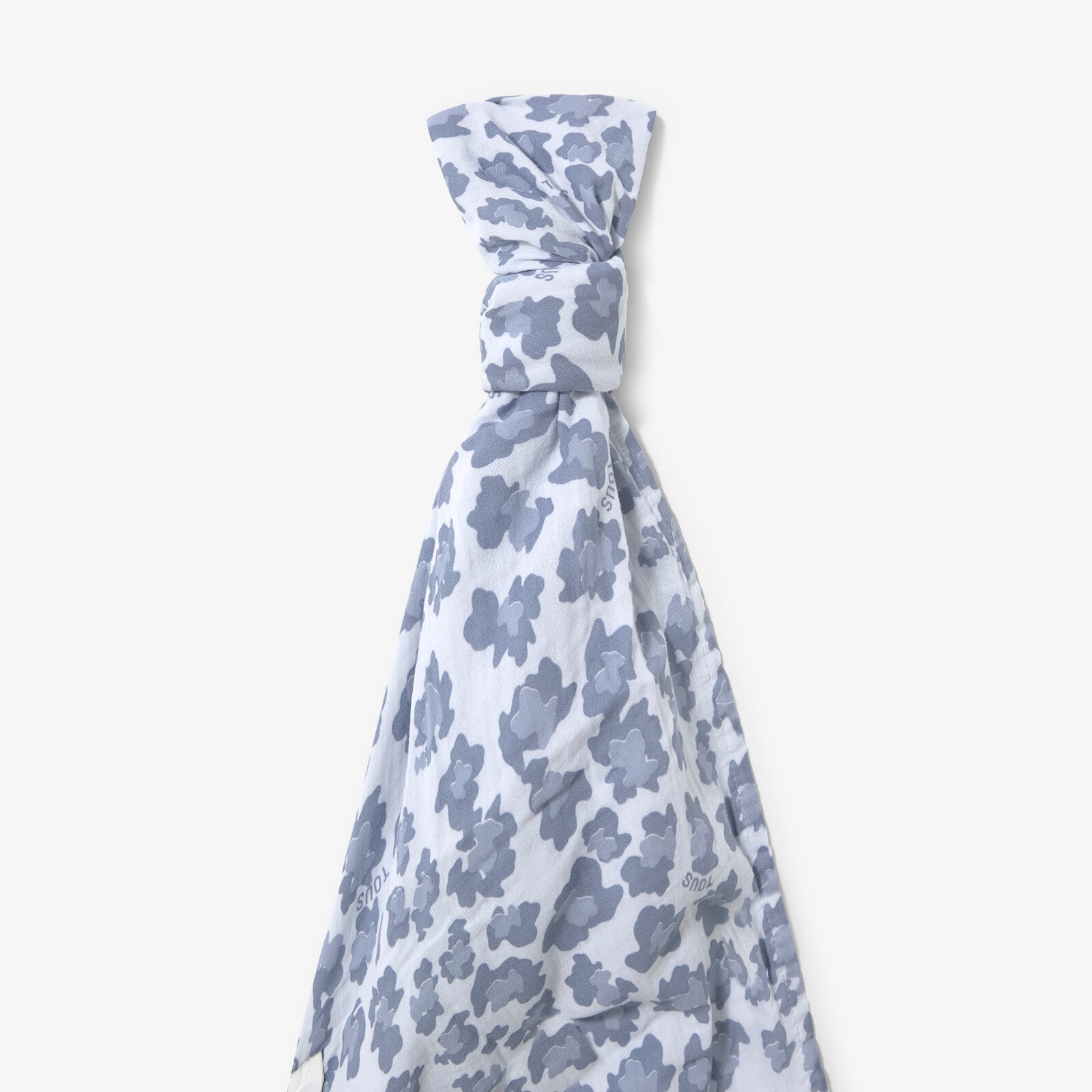 Muselina de algodón 98x118 cm Tous Baby con osos felino - Azul Azul-3