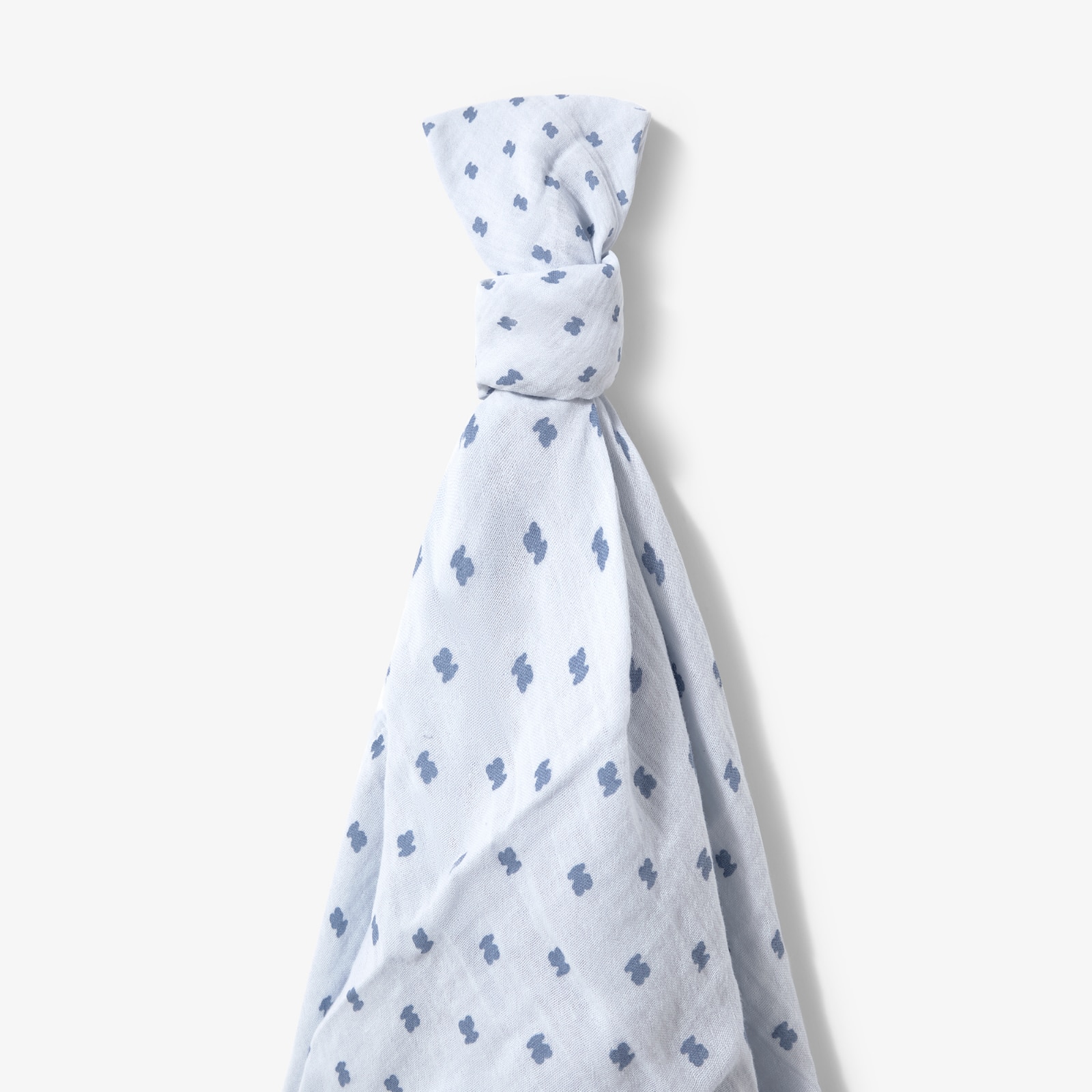 Muselina de algodón 98x118 cm Tous Baby con pequeños osos - Azul Azul-3