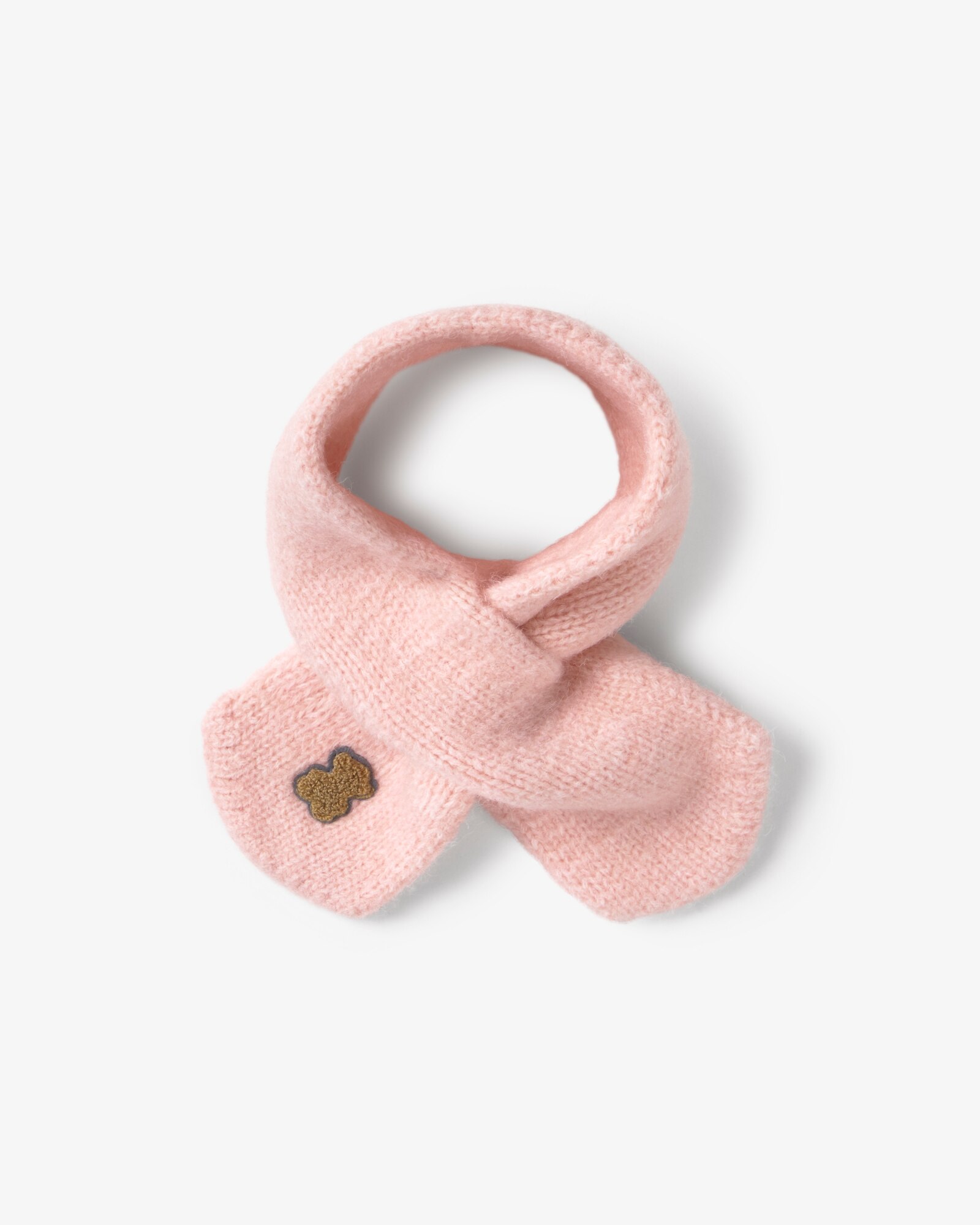 Bufanda de bebé cruzada con oso - Tous - Rosa Rosa-1