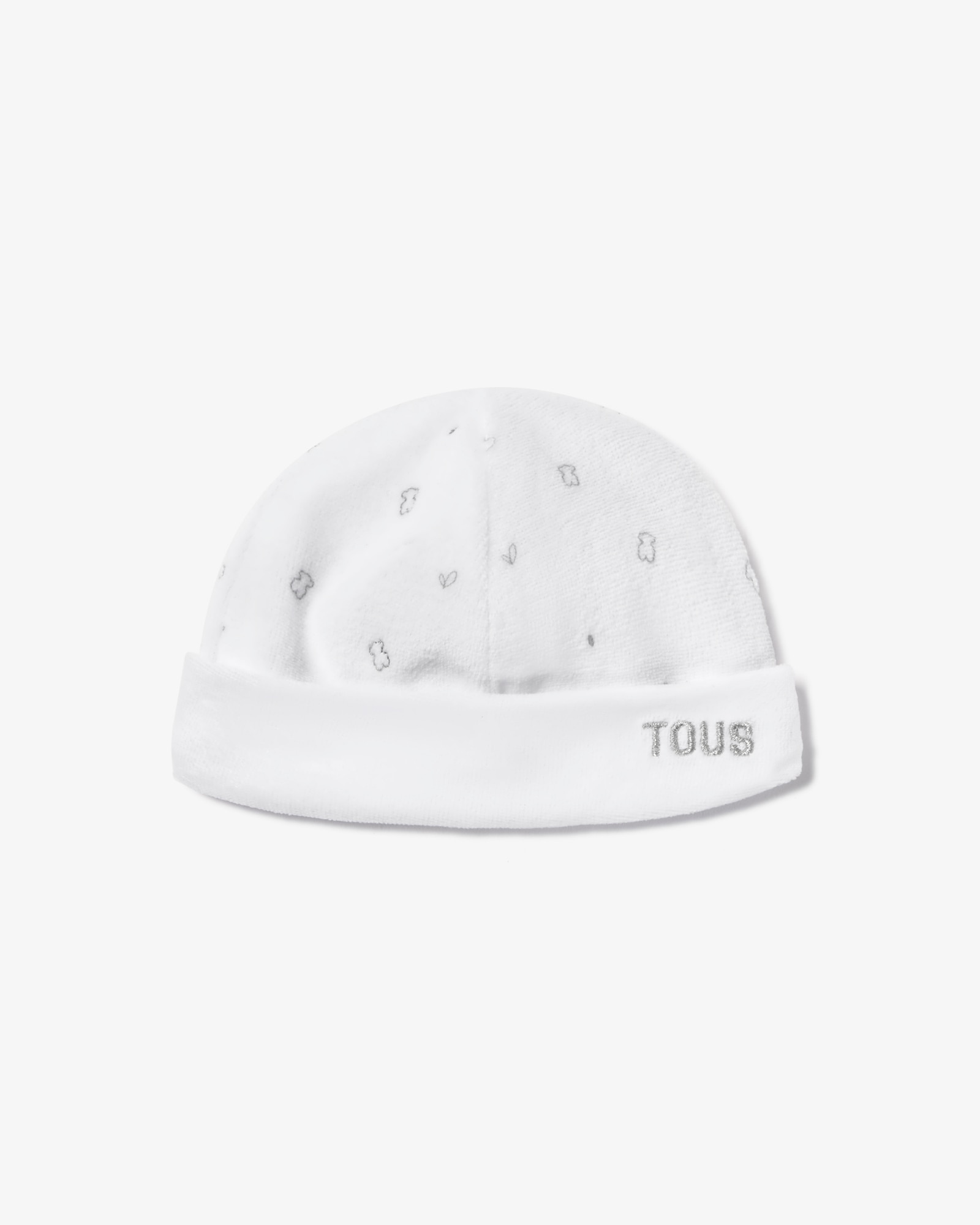 Set de bebé niño primera puesta tundosado con gorro, camiseta cruzada y polaina - Tous - Blanco Blanco-2