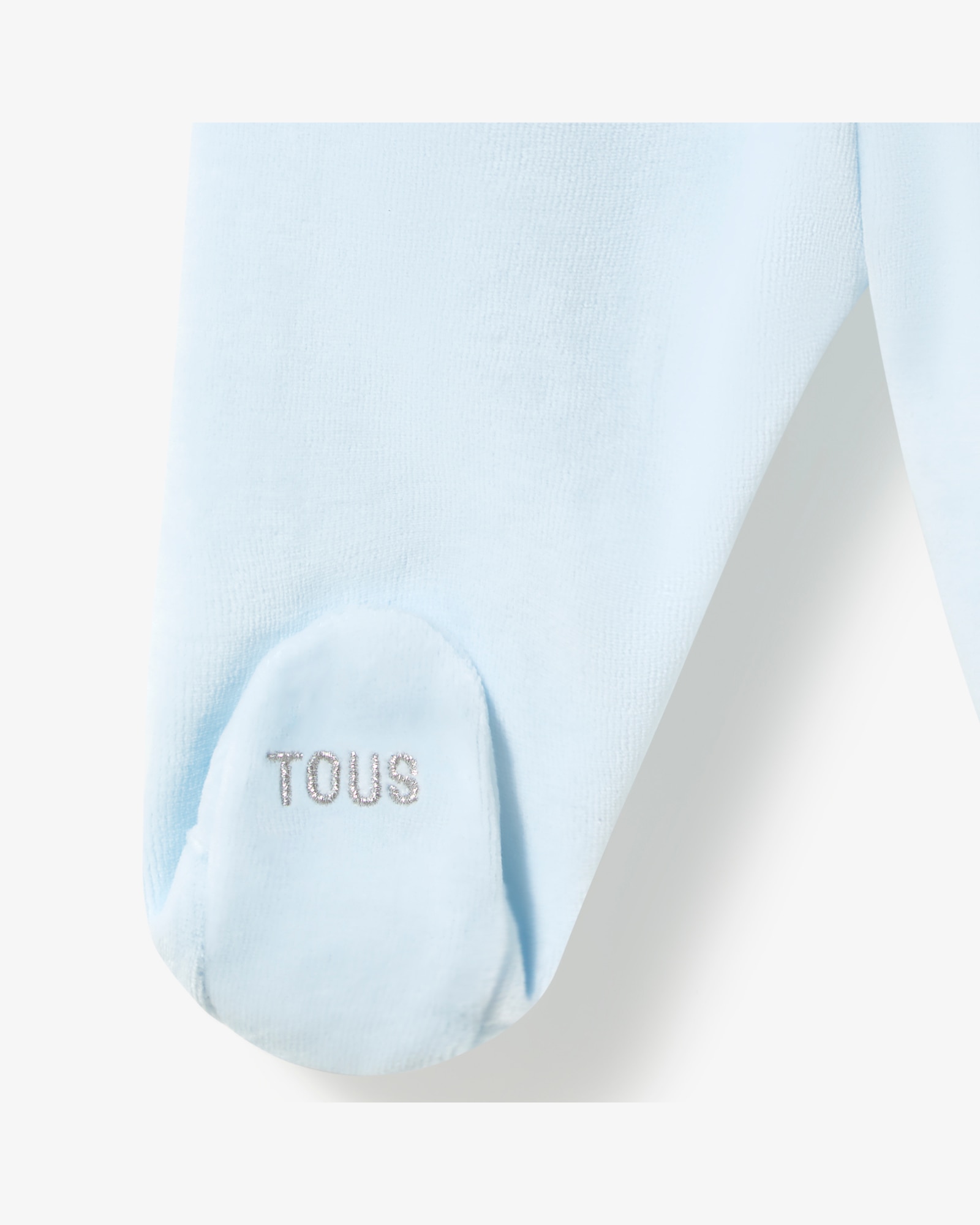 Conjunto de bebé niño en algodón estampado, combinado con tundosado liso - Tous - Azul claro Azul claro-4