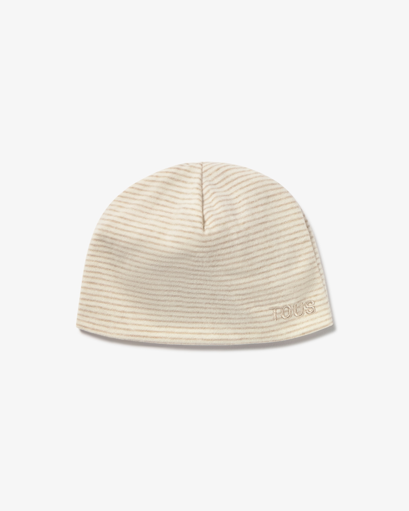 Set de bebé niño primera puesta de algodón con gorro, camiseta cruzada y polaina - Tous - Beige Beige-2