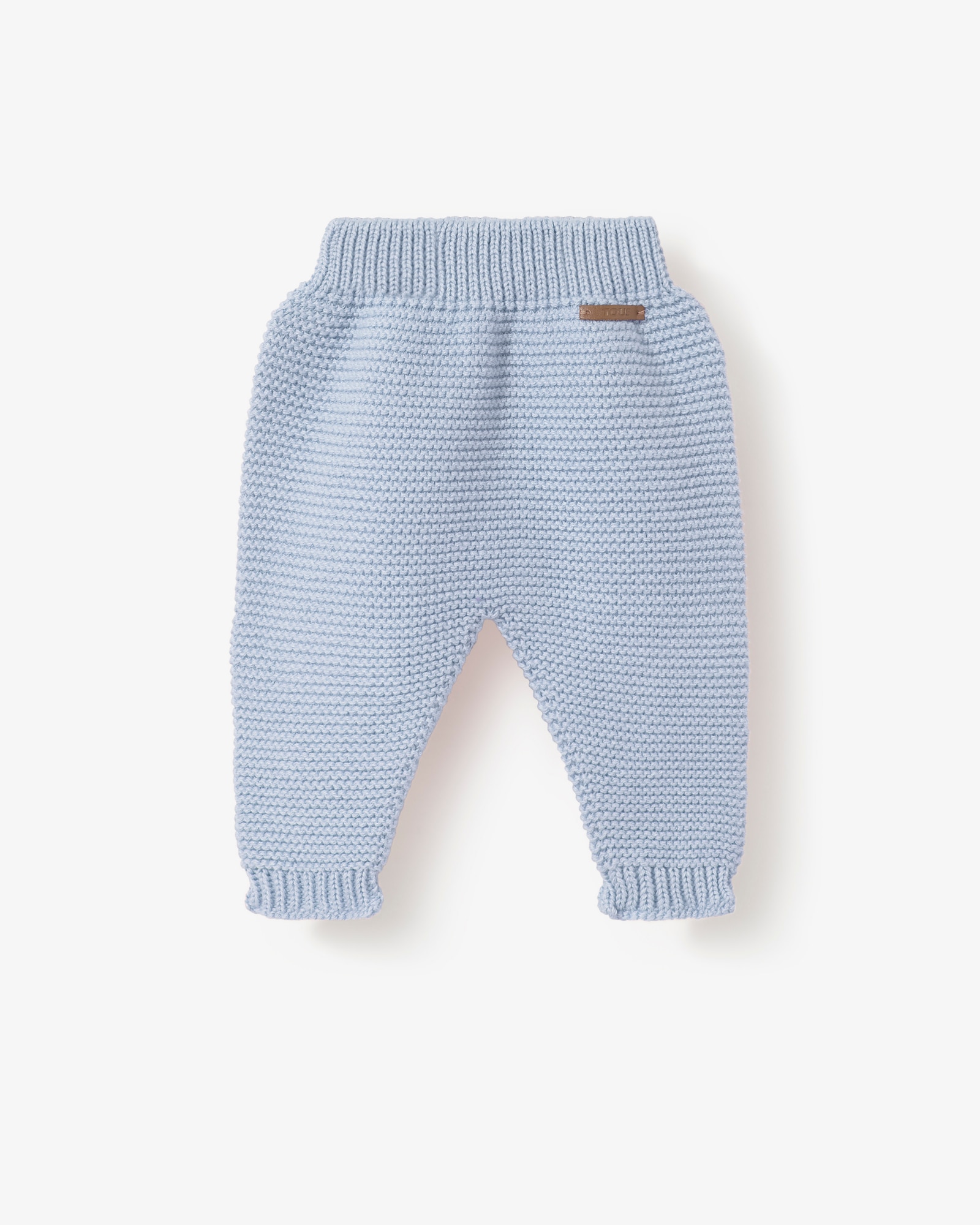 Conjunto de bebé niña en algodón tricotado liso con jersey abotonado y polaina - Tous - Azul Azul-2