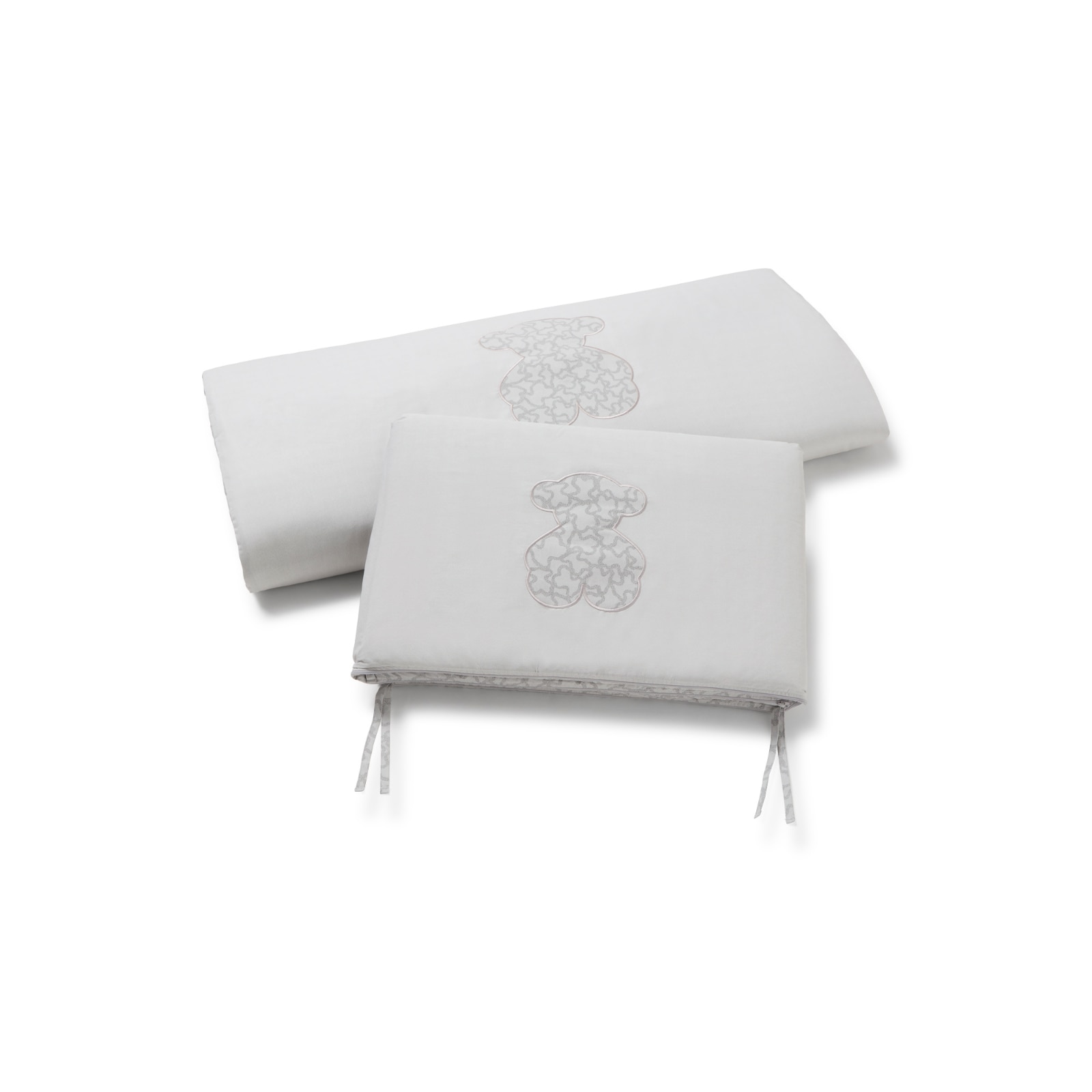 Tous - Juego de 3 piezas para cuna (60x120 cm) de protector de barrotes, funda nórdica y relleno nórdico Tous Baby HKaos.