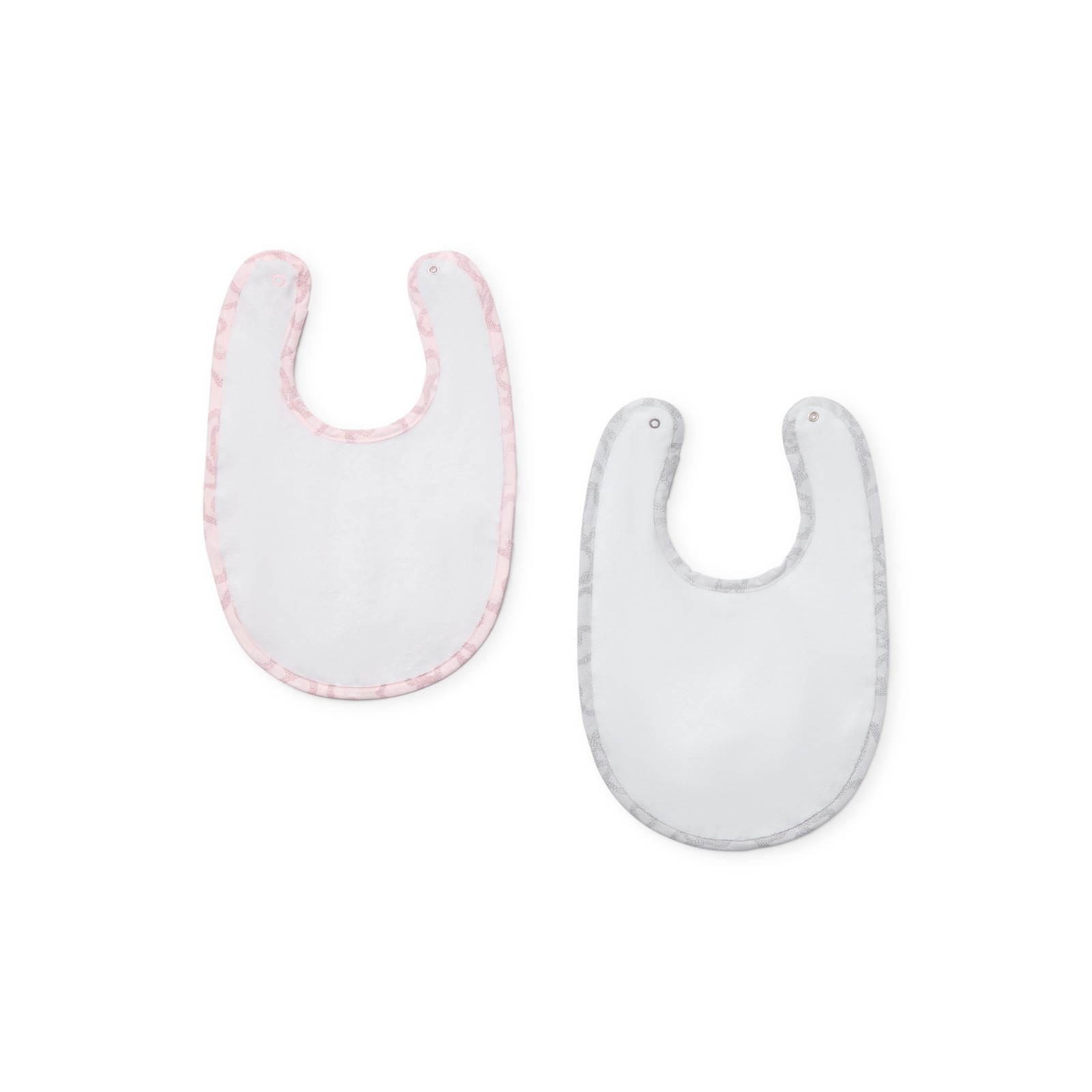Pack de 2 baberos Tous Baby HKaos plastificados - Rosa Rosa-2