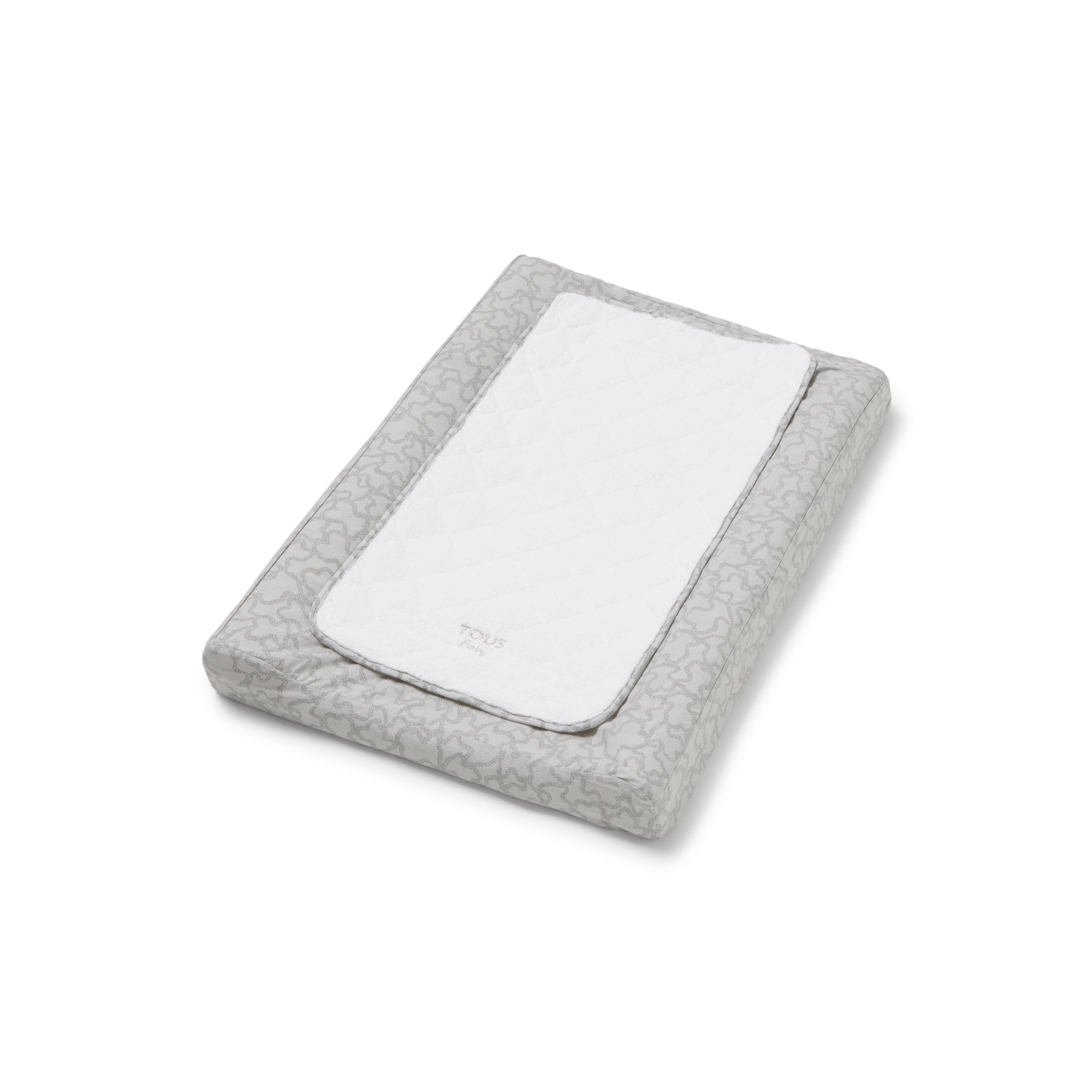Cambiador/Vestidor desenfundable (50x70 cm) Tous Baby Hkaos - Gris Gris-1
