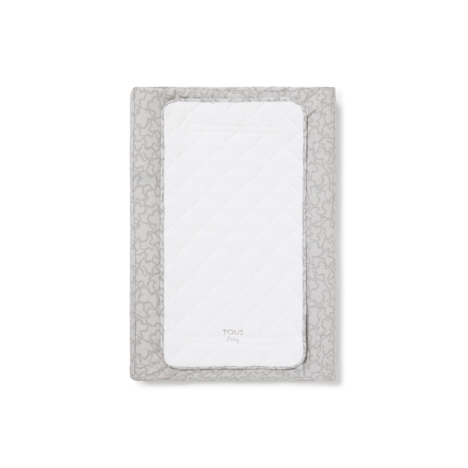 Cambiador/Vestidor desenfundable (50x70 cm) Tous Baby Hkaos - Gris Gris-2