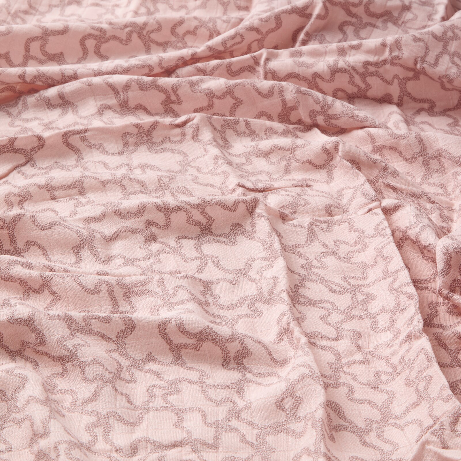 Muselina de algodón (98x118 cm) Tous Baby MuseHK - Rosa Rosa-2