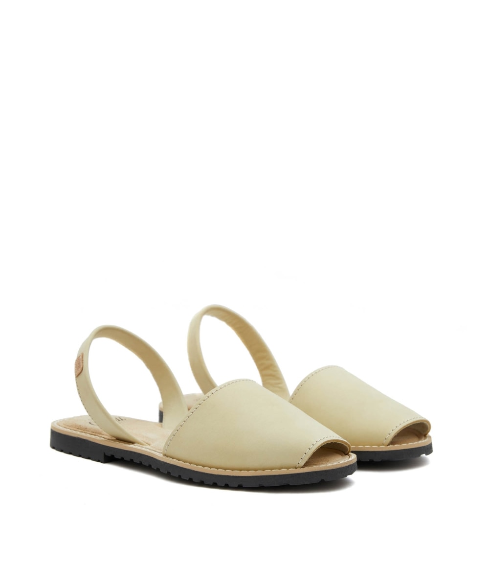 Menorquinas unisex de serraje - CASTELL MENORCA - Crudo Crudo-4