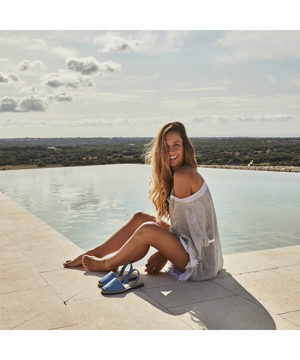 Menorquinas unisex de serraje - CASTELL MENORCA - Crudo Crudo-2