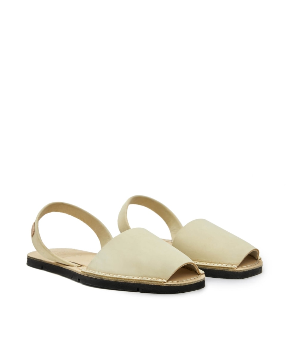 Menorquinas unisex en piel - CASTELL MENORCA - Crudo Crudo-3