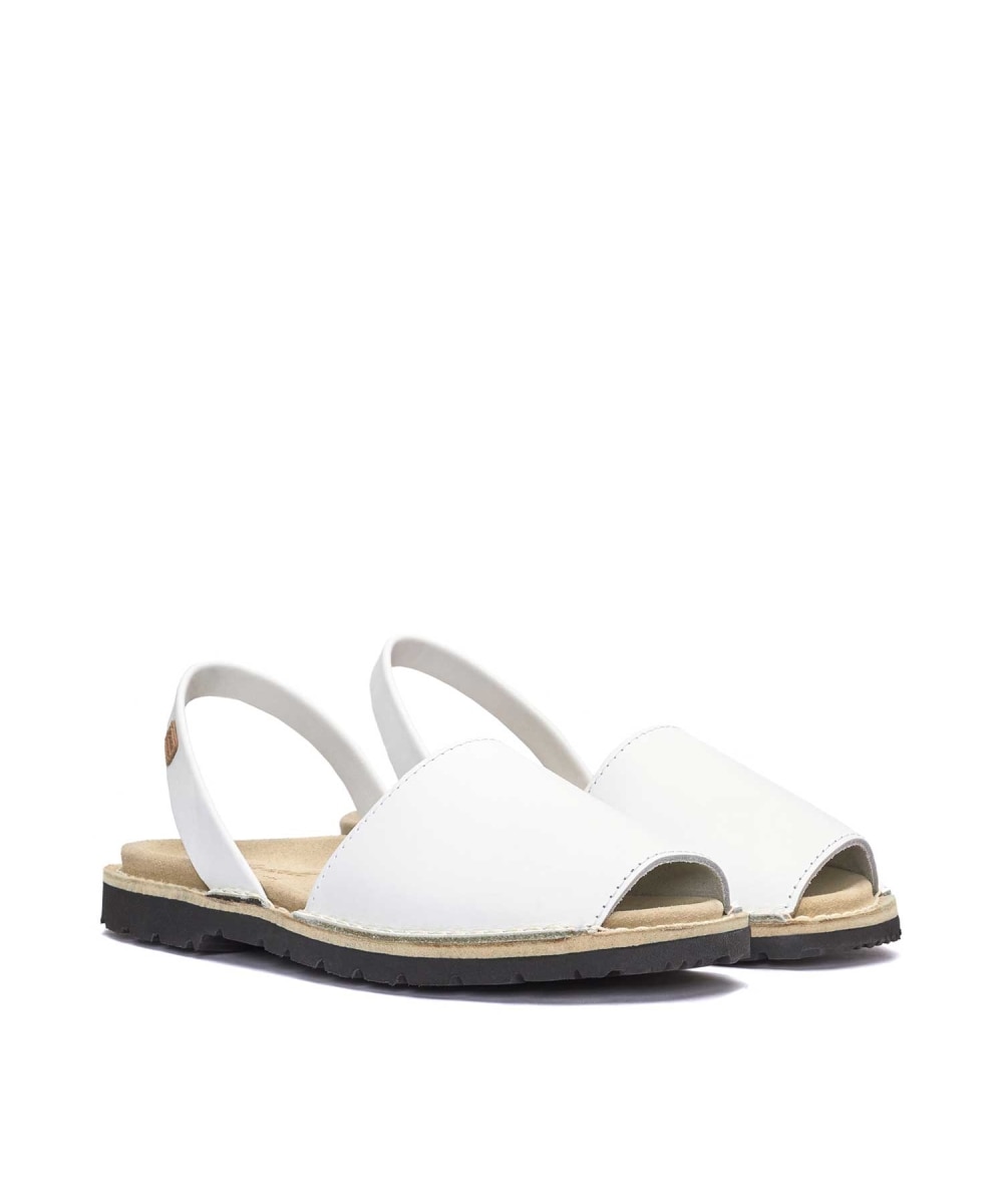 Menorquinas unisex con plantilla anatómica - CASTELL MENORCA - Blanco Blanco-3