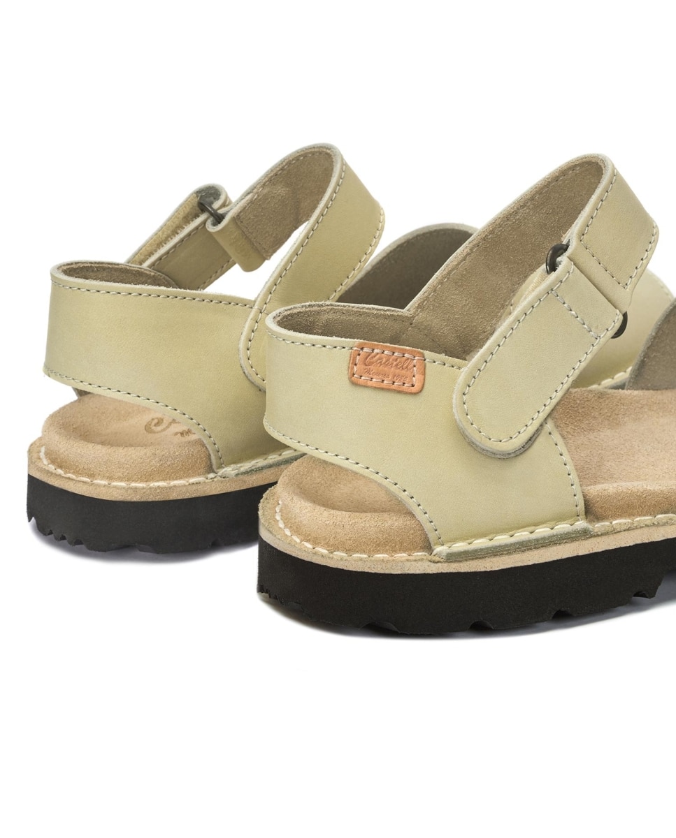 Sandalias unisex tipo frailera - CASTELL MENORCA - Crudo Crudo-2