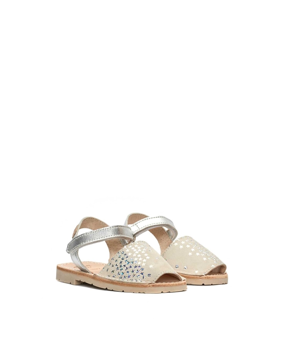 Menorquinas de niña estampadas - CASTELL MENORCA - Beige Beige-2