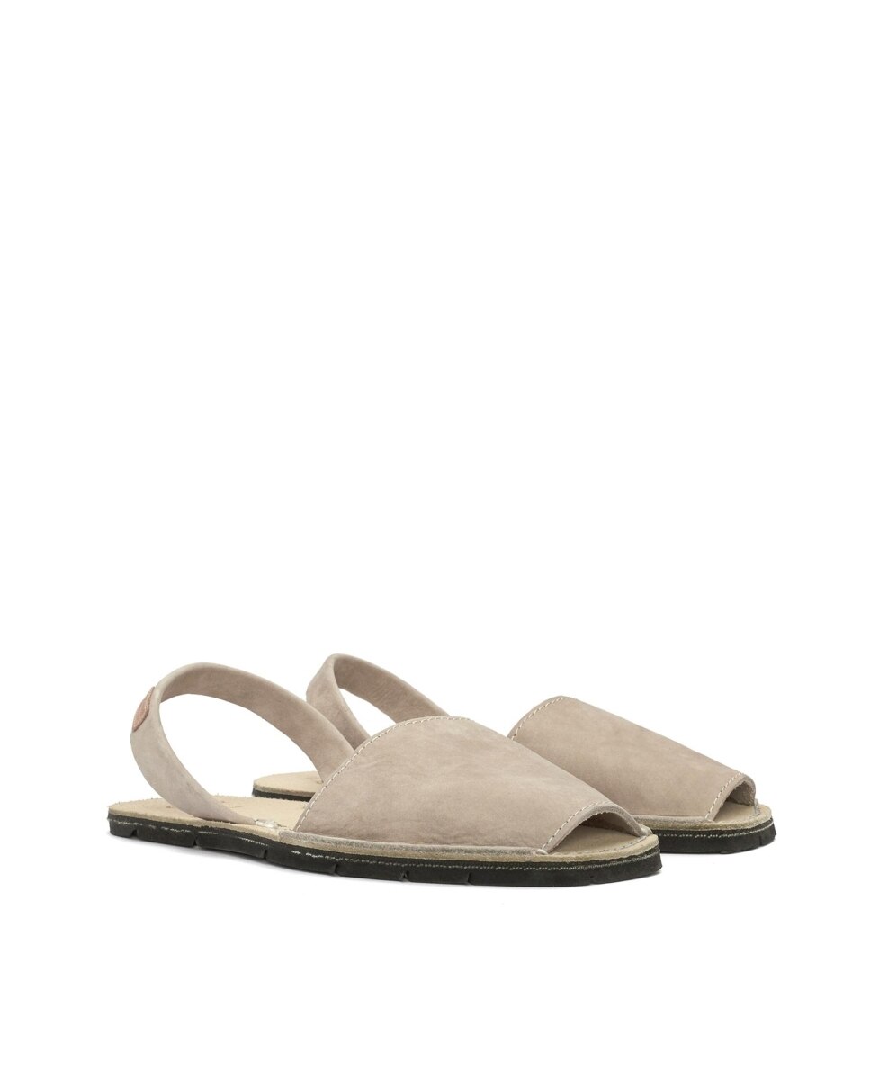 Menorquinas unisex con suela de neumático - CASTELL MENORCA - Beige Beige-3