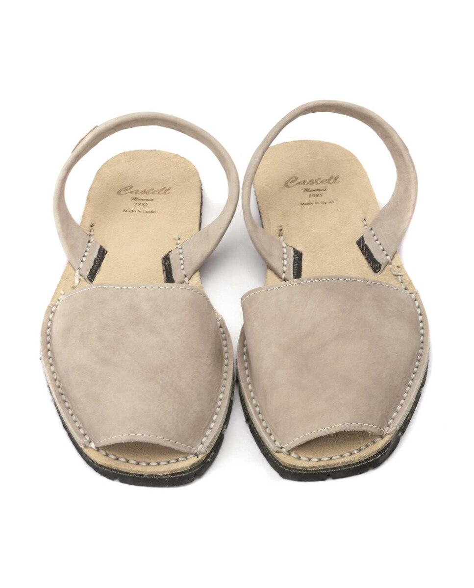 Menorquinas unisex con suela de neumático - CASTELL MENORCA - Beige Beige-2