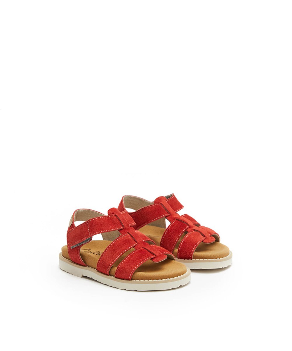 Sandalias rojas online niña