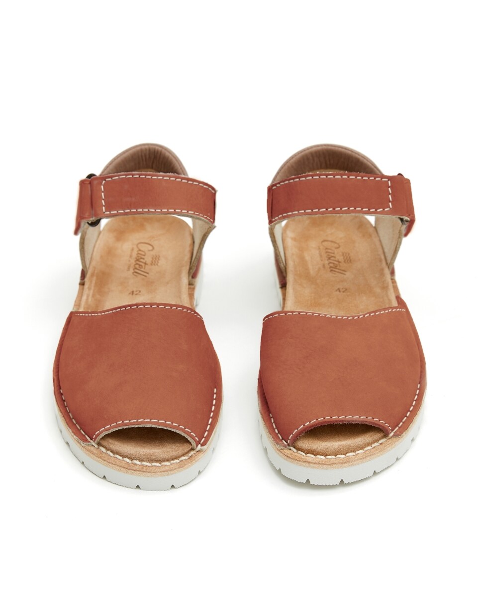 Menorquinas de hombre en piel con cierre · CASTELL MENORCA · El