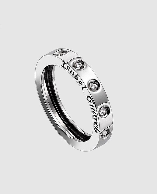 Imagen 0 de Anillo colección Colors de oro y diamante