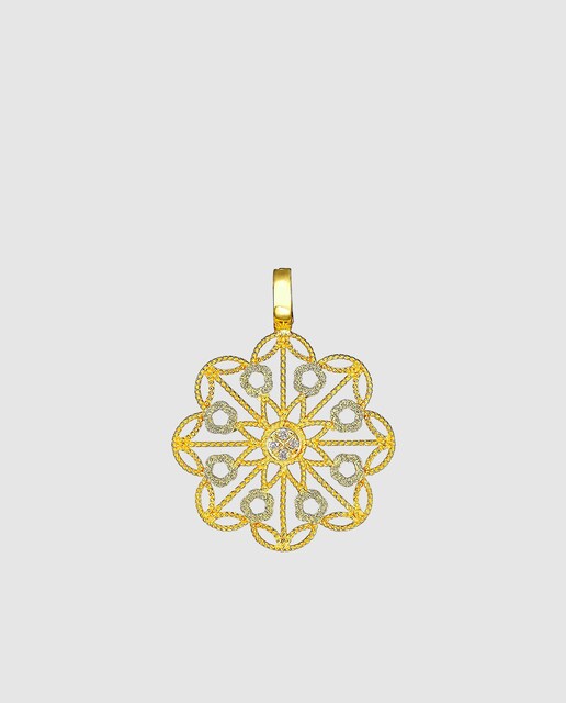 Imagen 0 de Colgante colección Llum de oro y diamantes