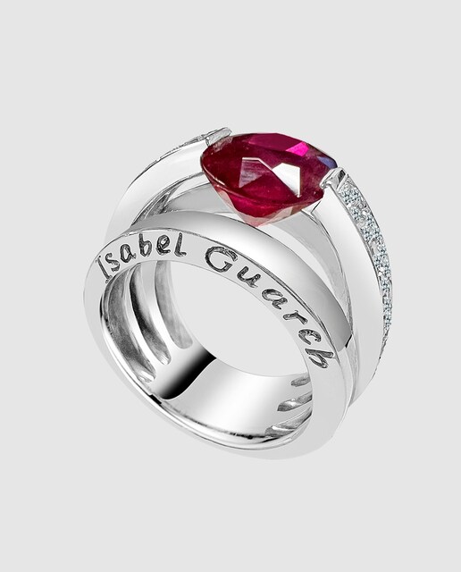 Imagen 0 de Anillo colección Colors de oro y diamante