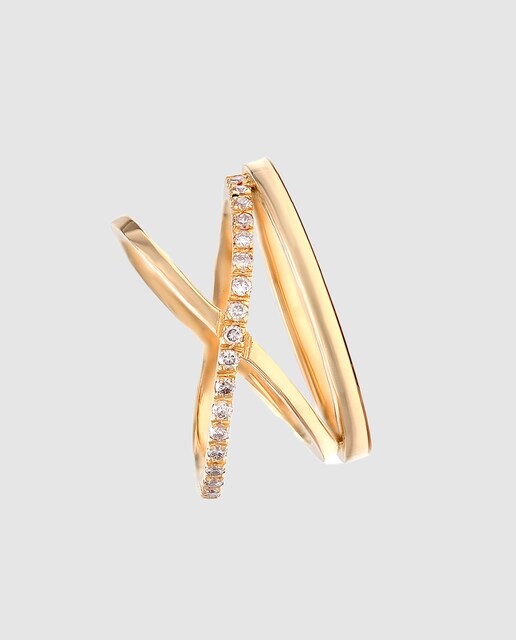 Imagen 0 de Anillo colección Colors de oro y diamante