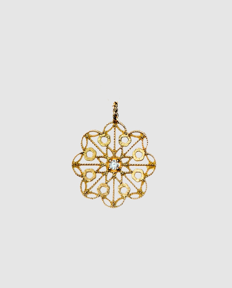 Imagen 1 de Colgante colección llum de oro y diamantes Oro